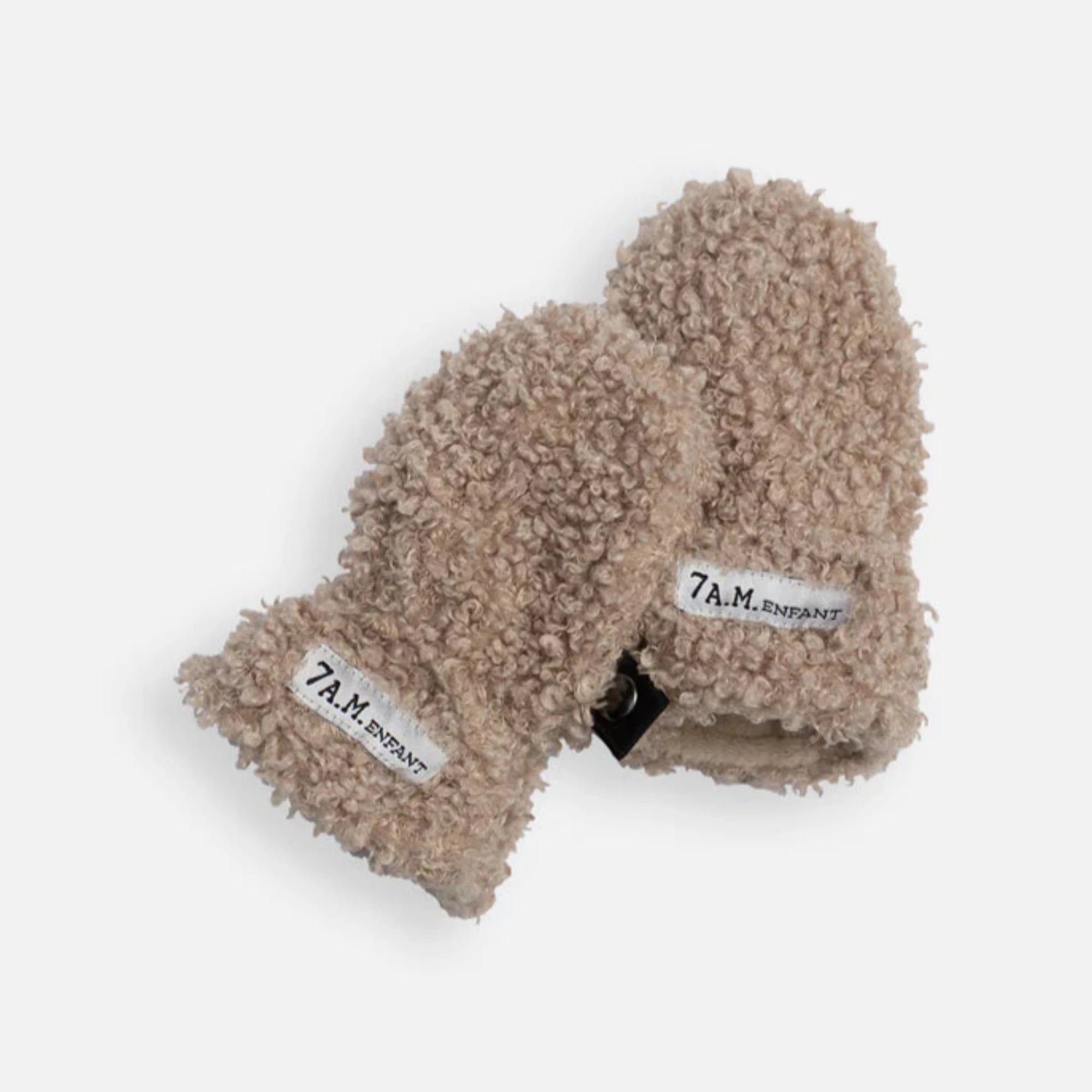 7AM ENFANT Cubby Set - Teddy (Mittens + Hat)
