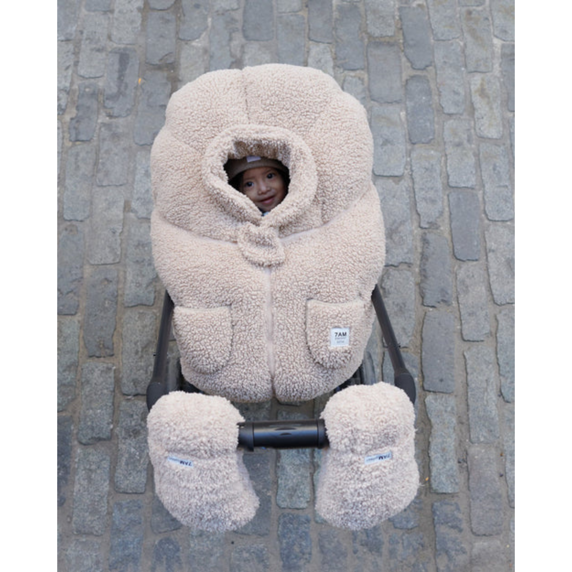 7AM ENFANT Car Seat Cocoon 0-12M - Teddy