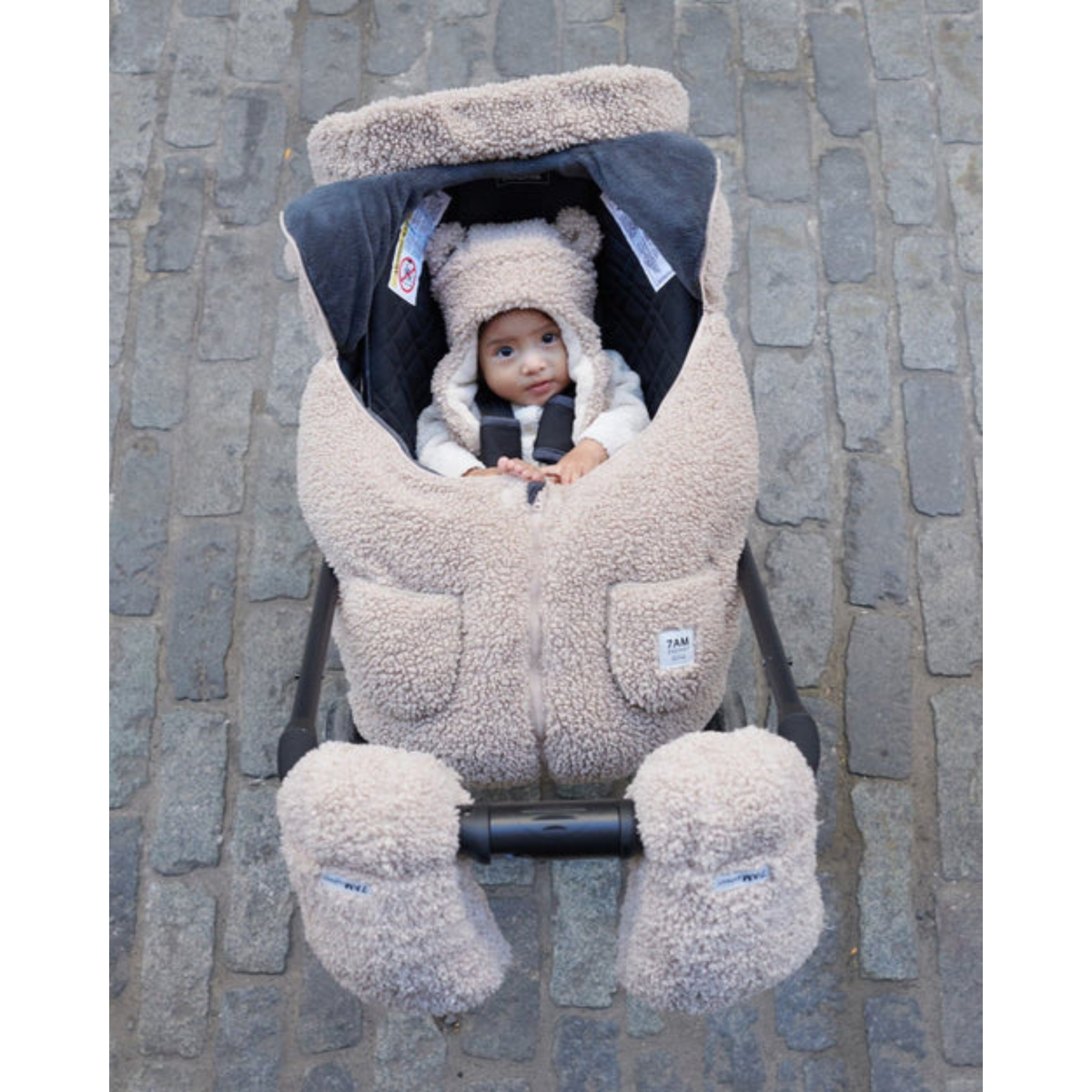 7AM ENFANT Car Seat Cocoon 0-12M - Teddy
