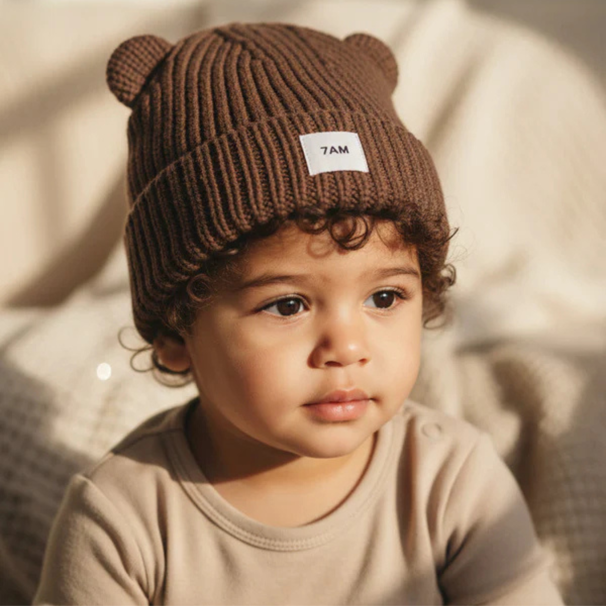 7AM ENFANT Chunky Bear Beanie