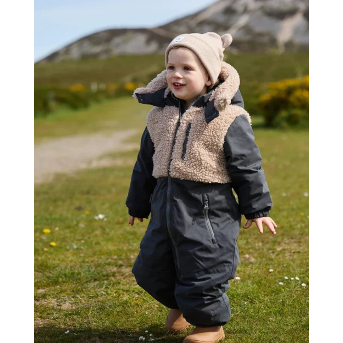 7AM ENFANT Heather Bear Beanie