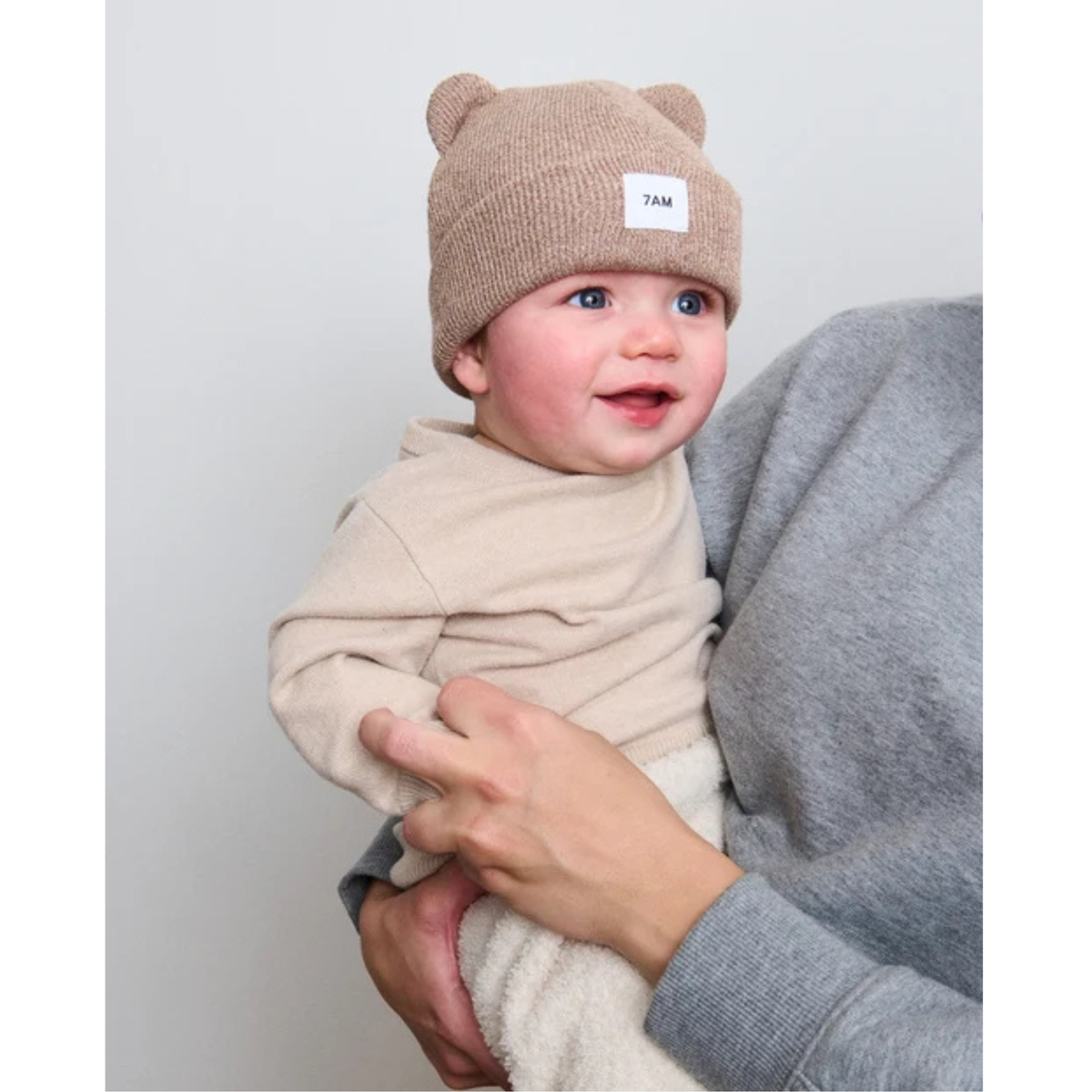 7AM ENFANT Heather Bear Beanie