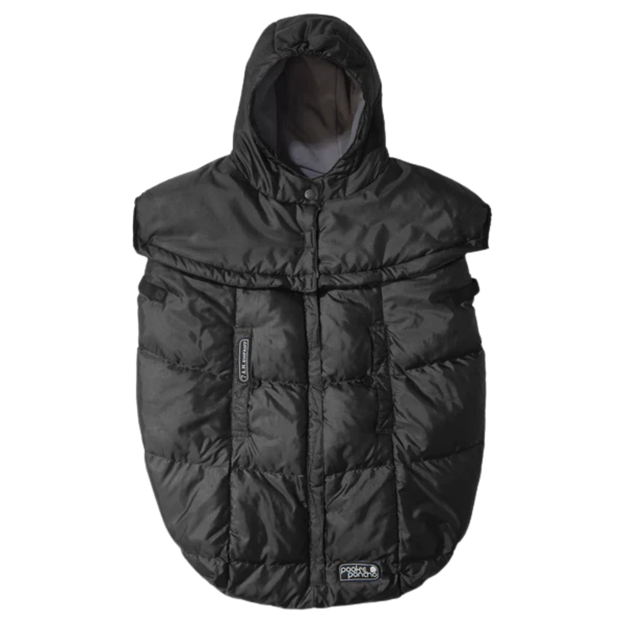 7AM ENFANT Pookie Poncho - Black