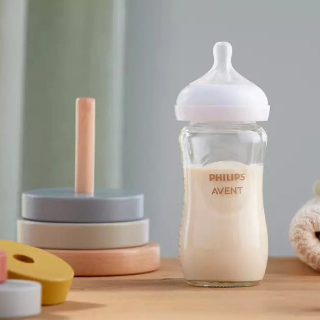 PHILIPS AVENT Glass Natural Bottle 8oz (3pk)