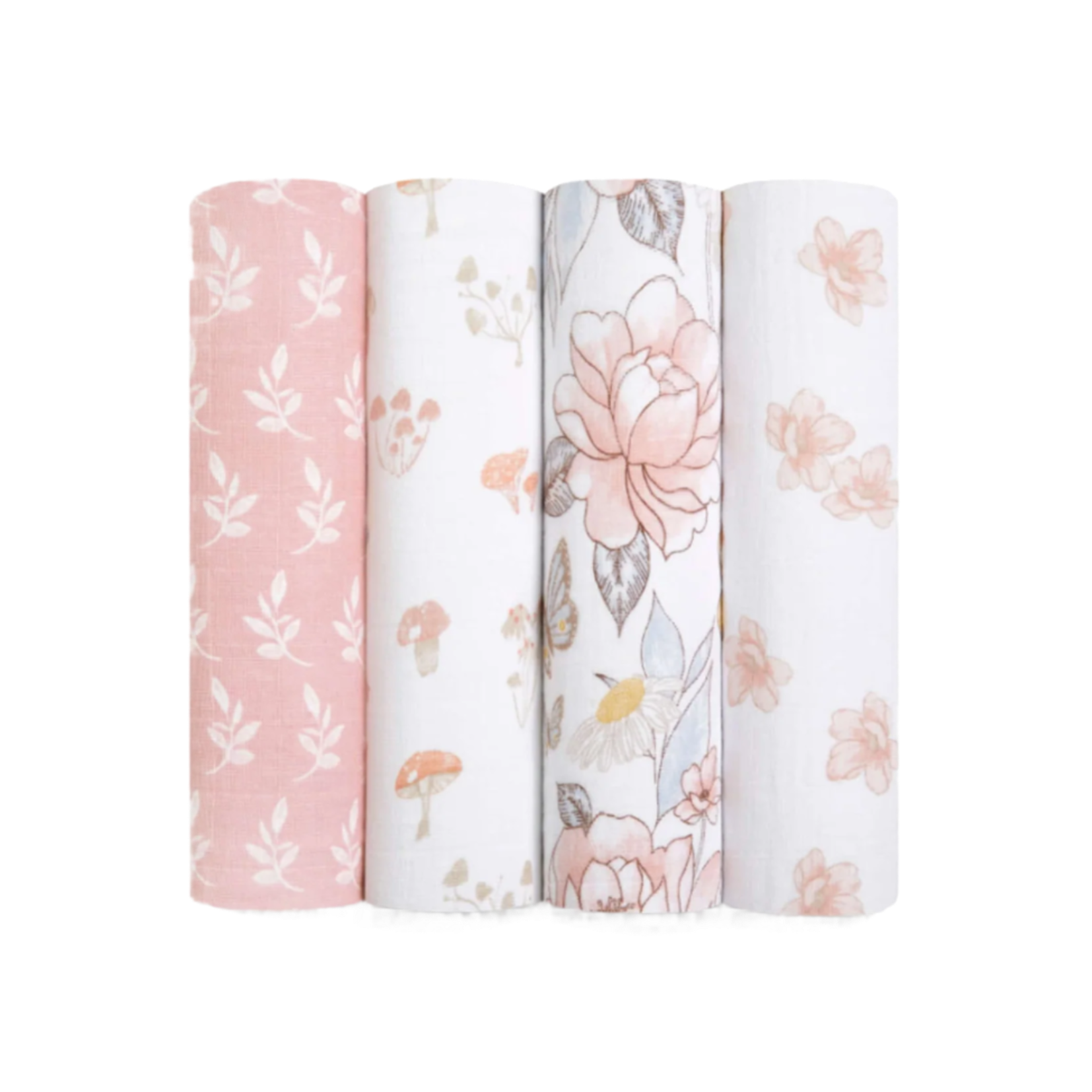 ADEN + ANAIS Organic Cotton Muslin Swaddle (4 Pk) - Earthly