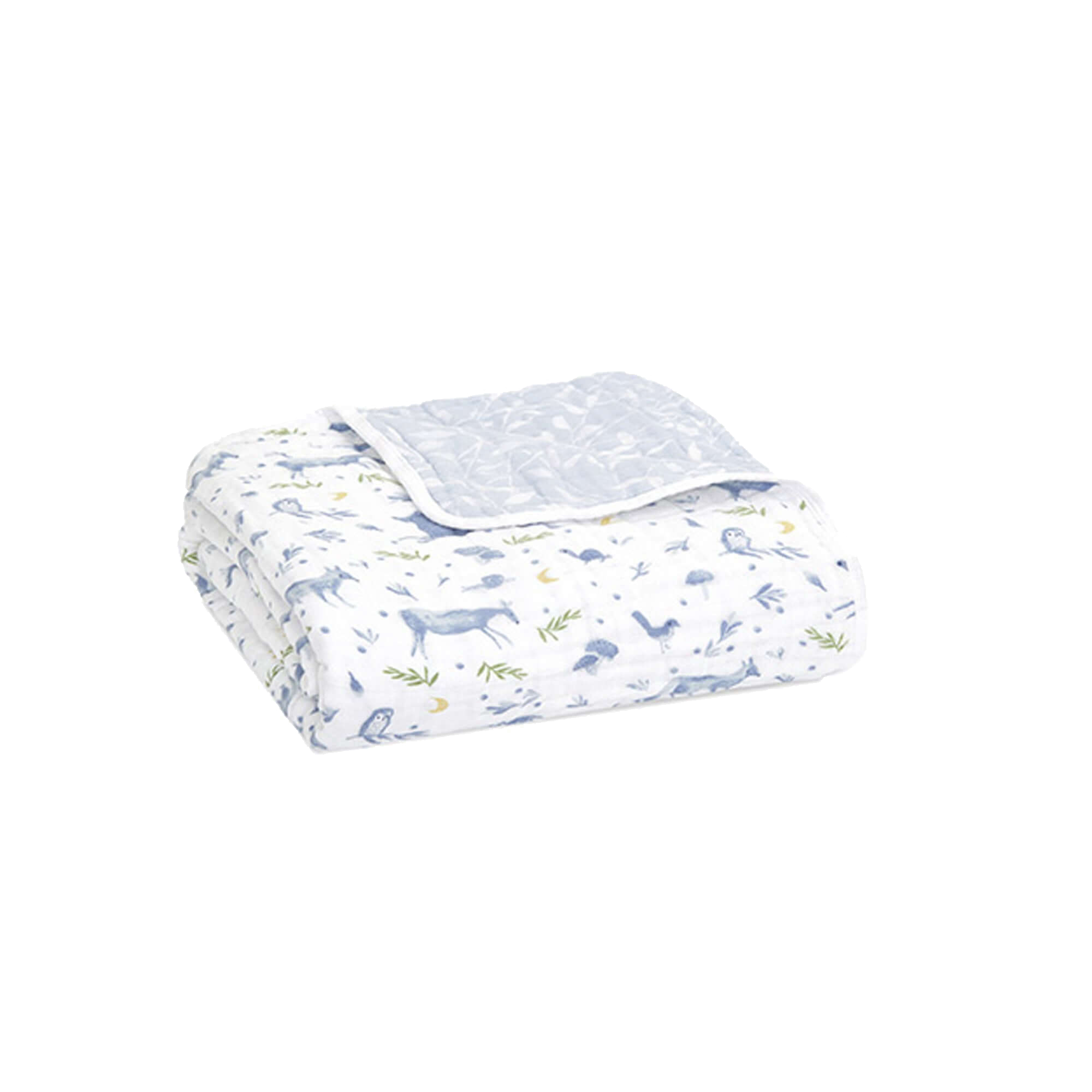 ADEN + ANAIS Organic Dream Blanket - Outdoors/Sleepy Forest