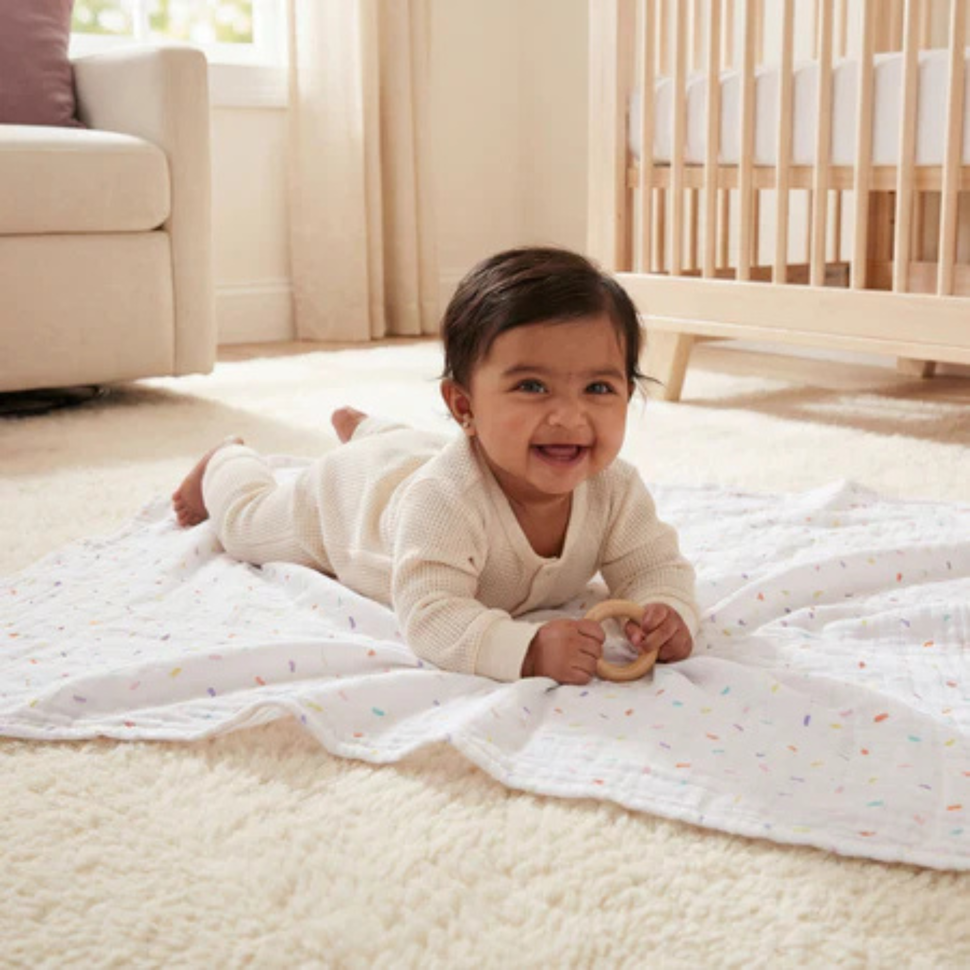 ADEN + ANAIS Cotton Muslin Swaddle (4 Pk) - Ice Cream Dream