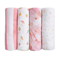 ADEN + ANAIS Cotton Muslin Swaddle (4 Pk) - Ice Cream Dream