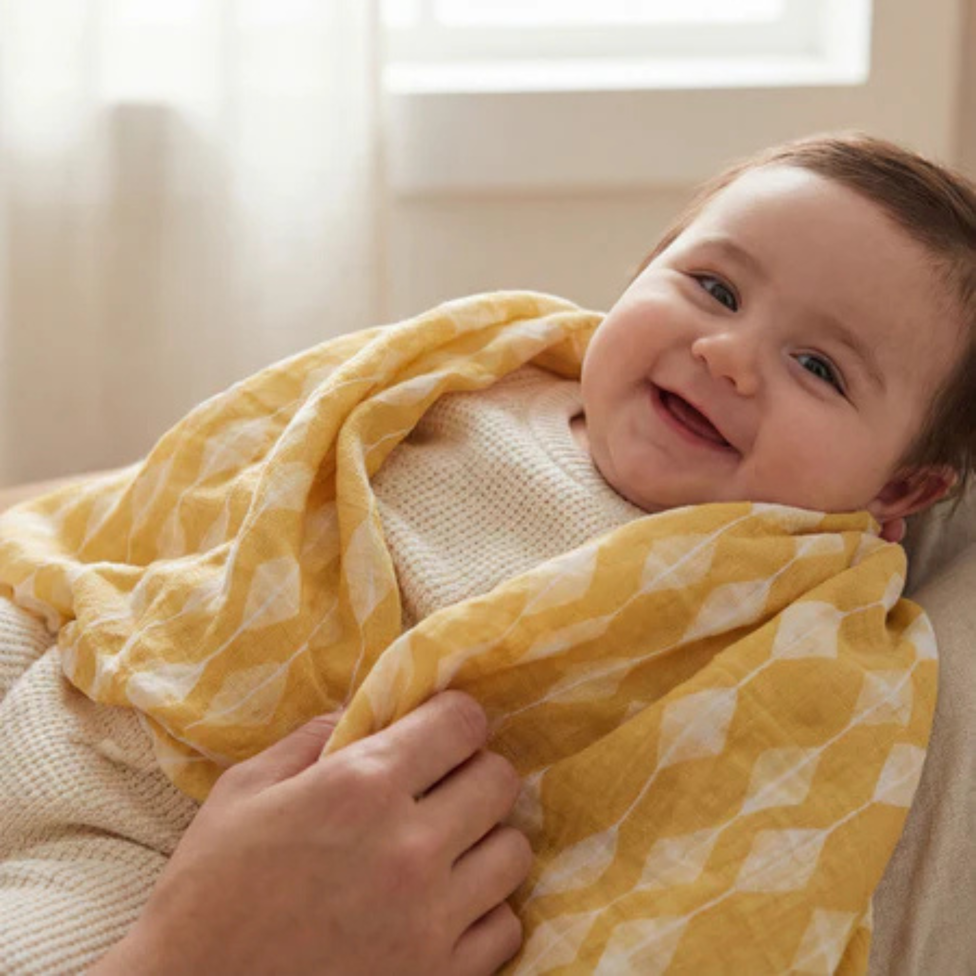 ADEN + ANAIS Cotton Muslin Swaddle (4 Pk) - Kite Collection