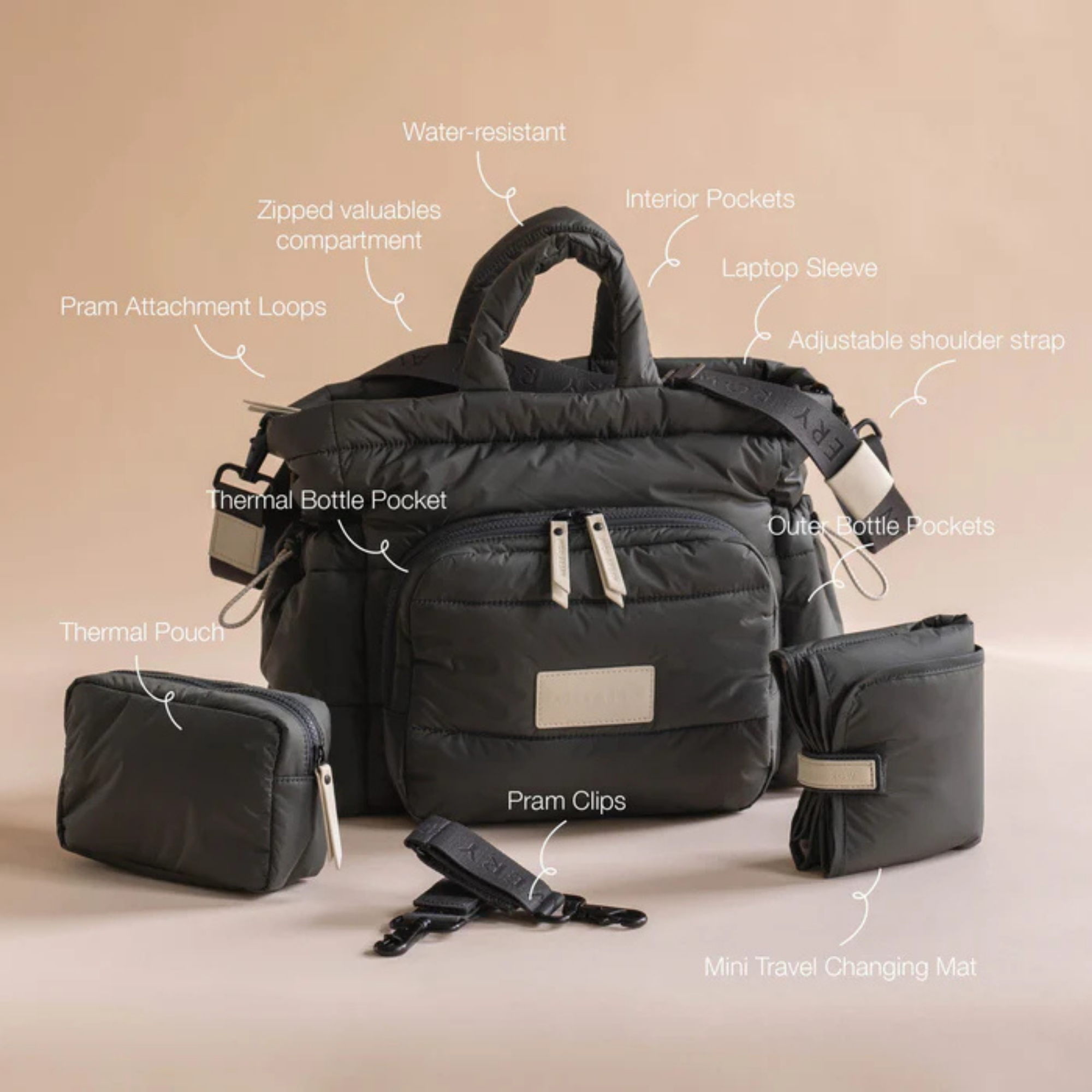 Sac fourre-tout à langer AVERY ROW