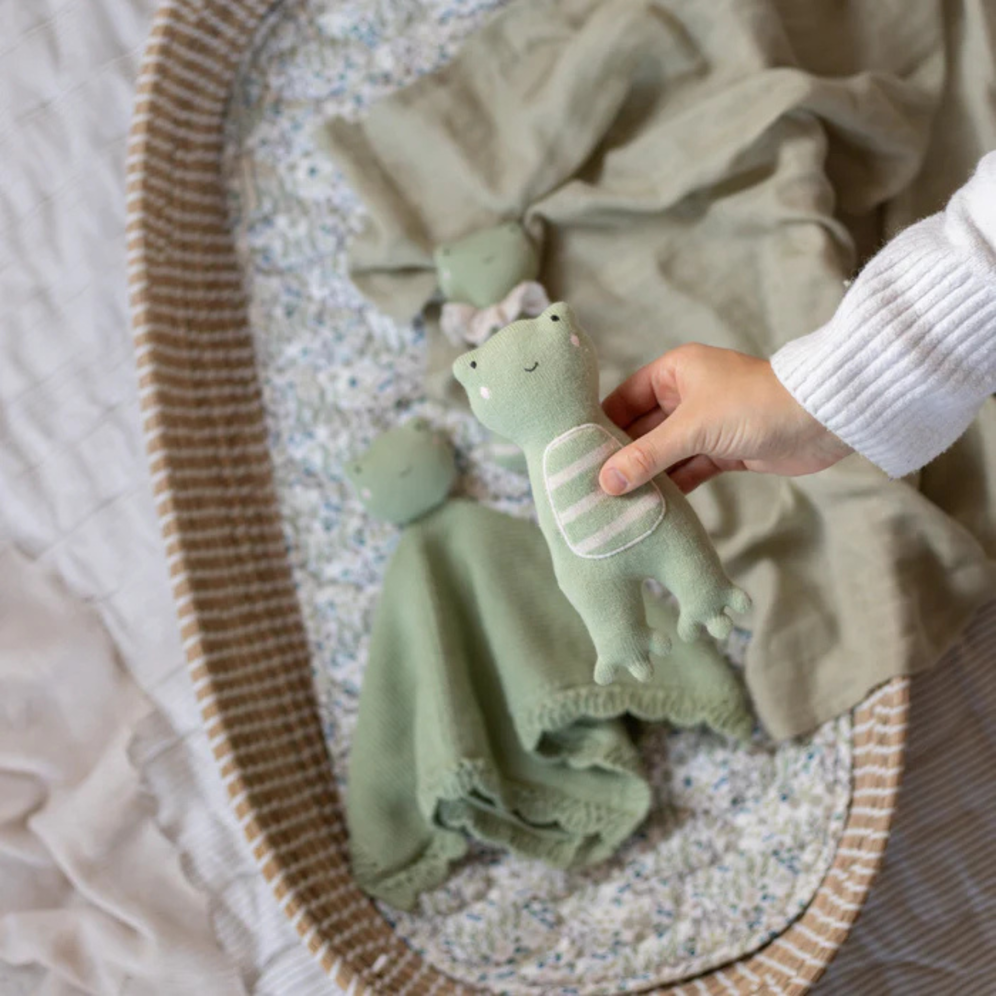 AVERY ROW Little Hands Toy - Friendly Frog