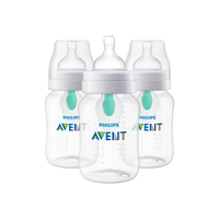 Thumbnail for AVENT Anti-colic Baby Bottle with AirFree Vent - 9oz (3-Pack)