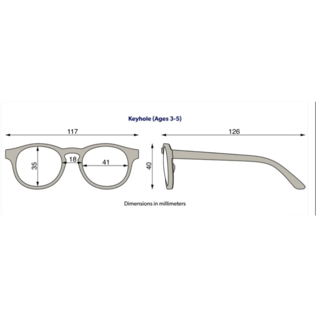 BABIATORS Keyhole Non-Polarized Sunglasses with Travel Bag