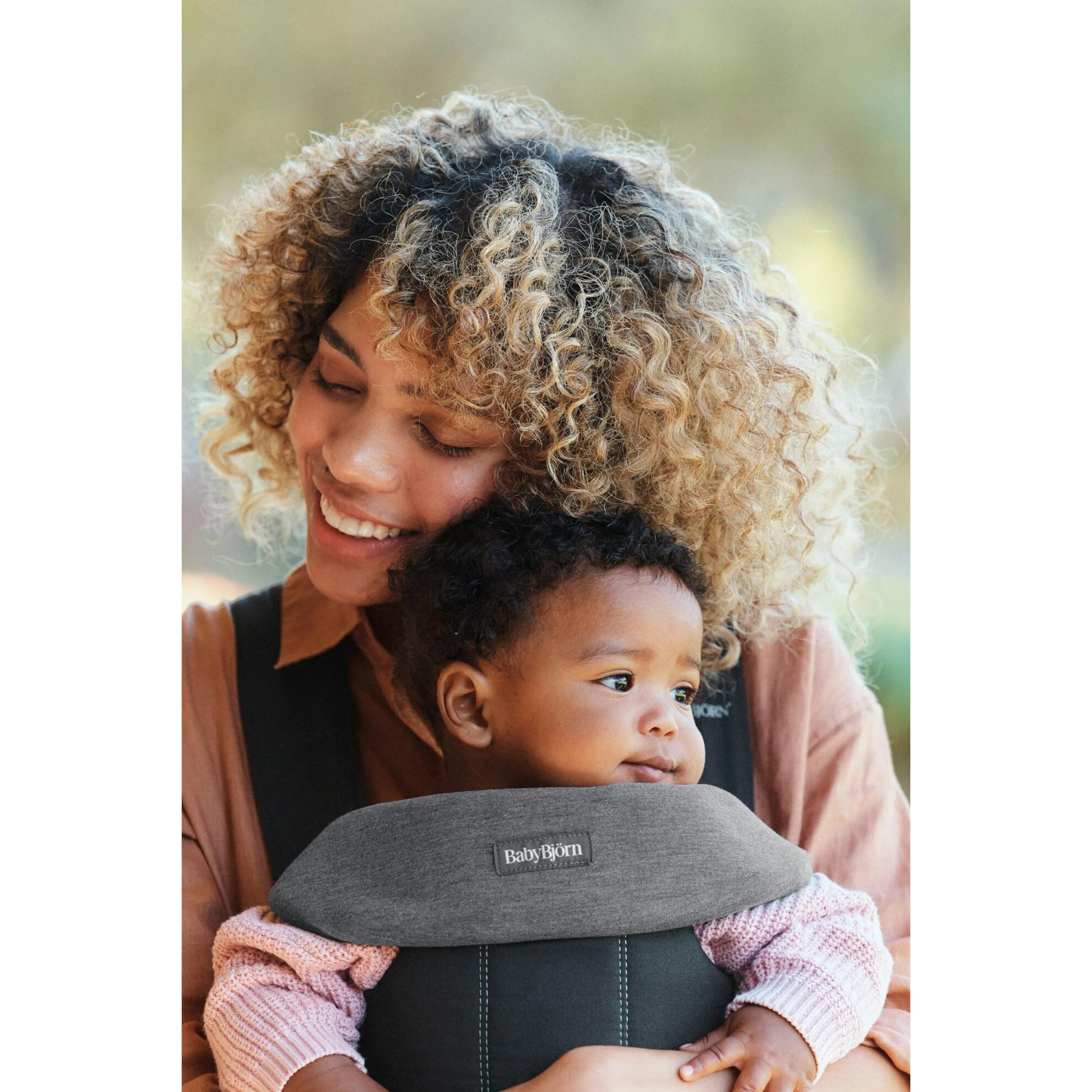 Bavoir BABYBJÖRN pour porte-bébé Mini et Free - Jersey