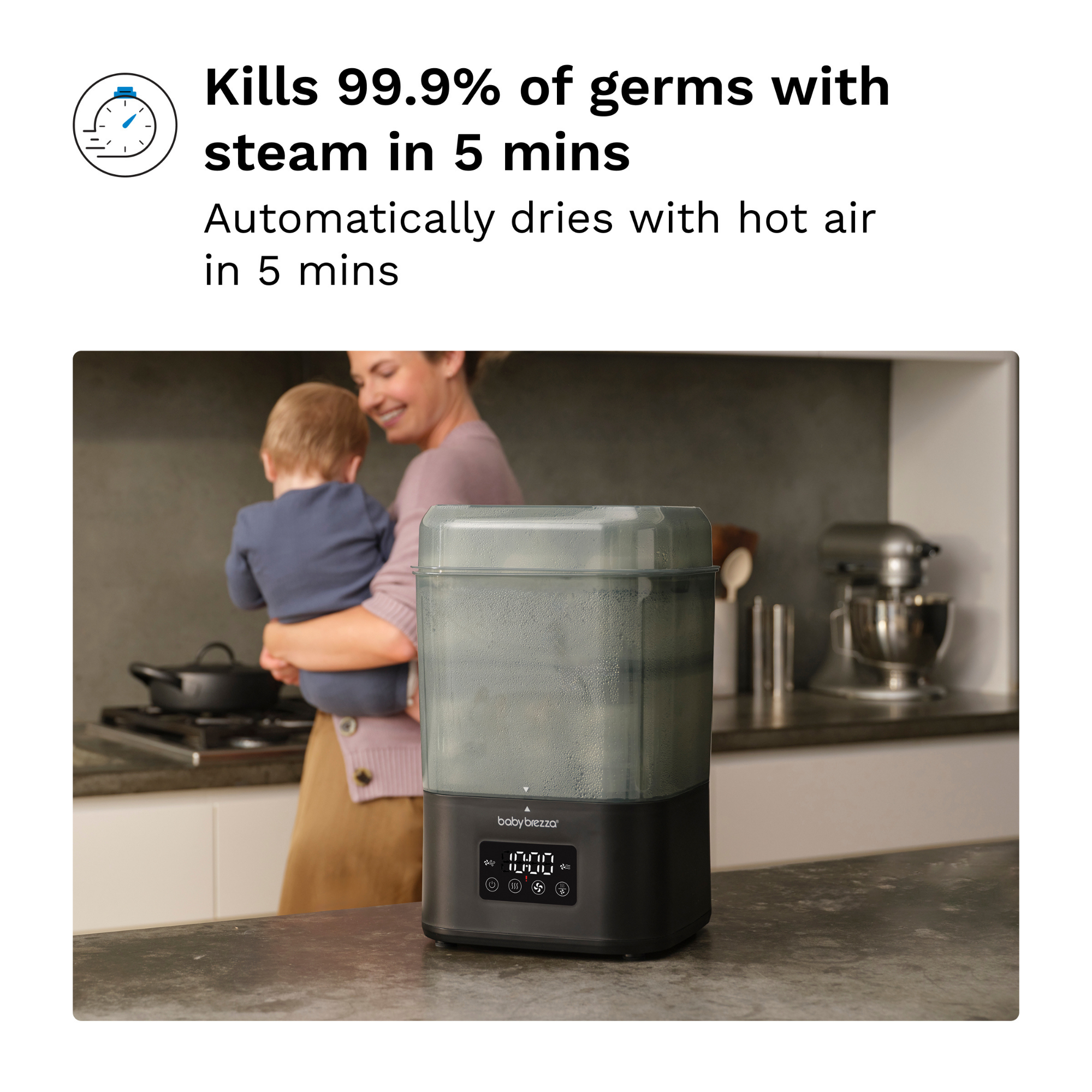 BABY BREZZA Superquick 10-Minute Sterilizer Dryer