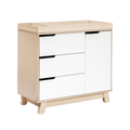 BABYLETTO Hudson 3-Drawer Changer Dresser with Removable Changing Tray