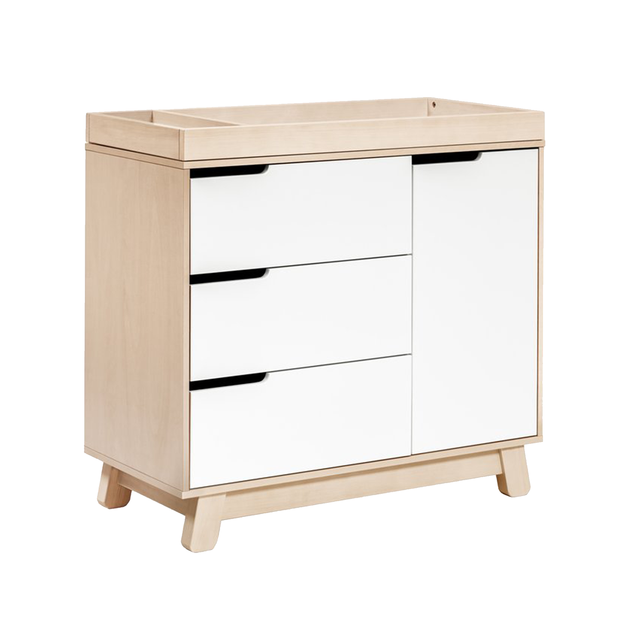 BABYLETTO Hudson 3-Drawer Changer Dresser with Removable Changing Tray