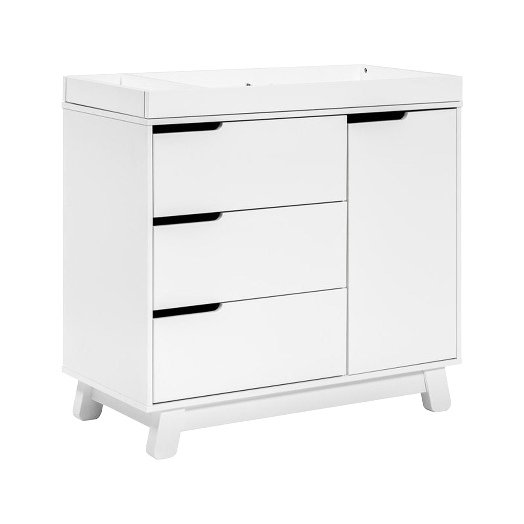 BABYLETTO Hudson 3-Drawer Changer Dresser with Removable Changing Tray