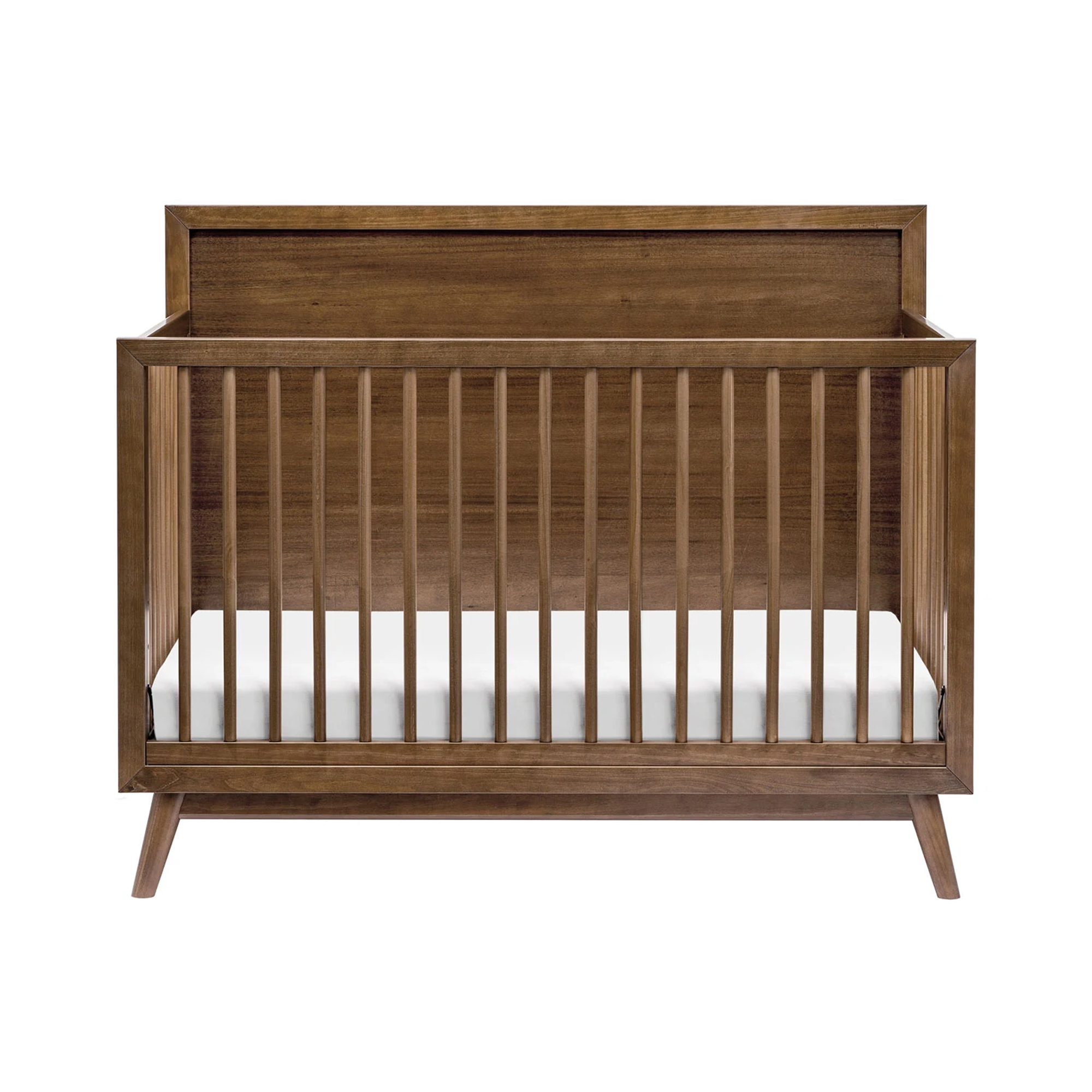 BABYLETTO Palma Berceau convertible 4 en 1 Mid-Century avec kit de conversion pour lit d'enfant