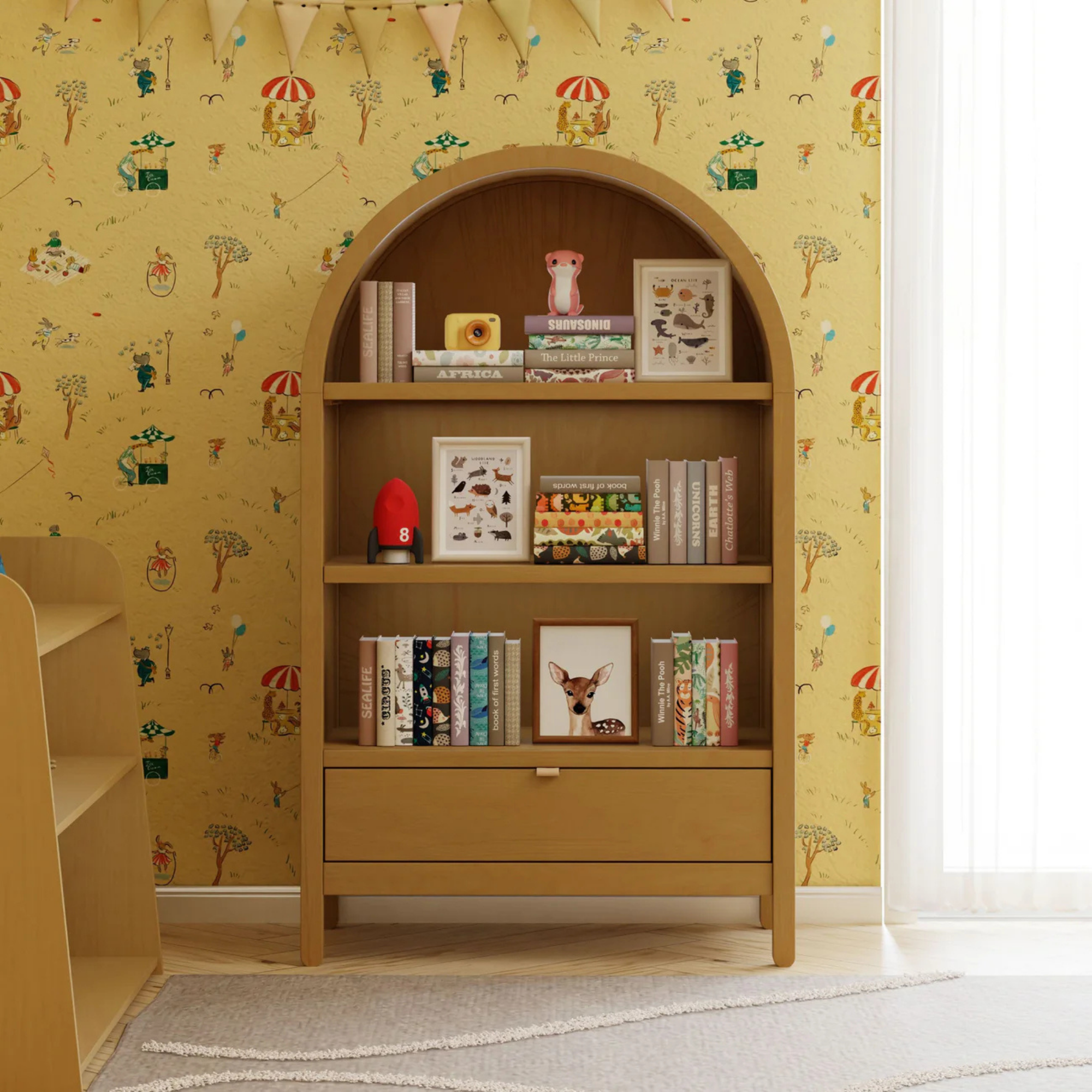 BABYLETTO Bondi Bookcase Assembled