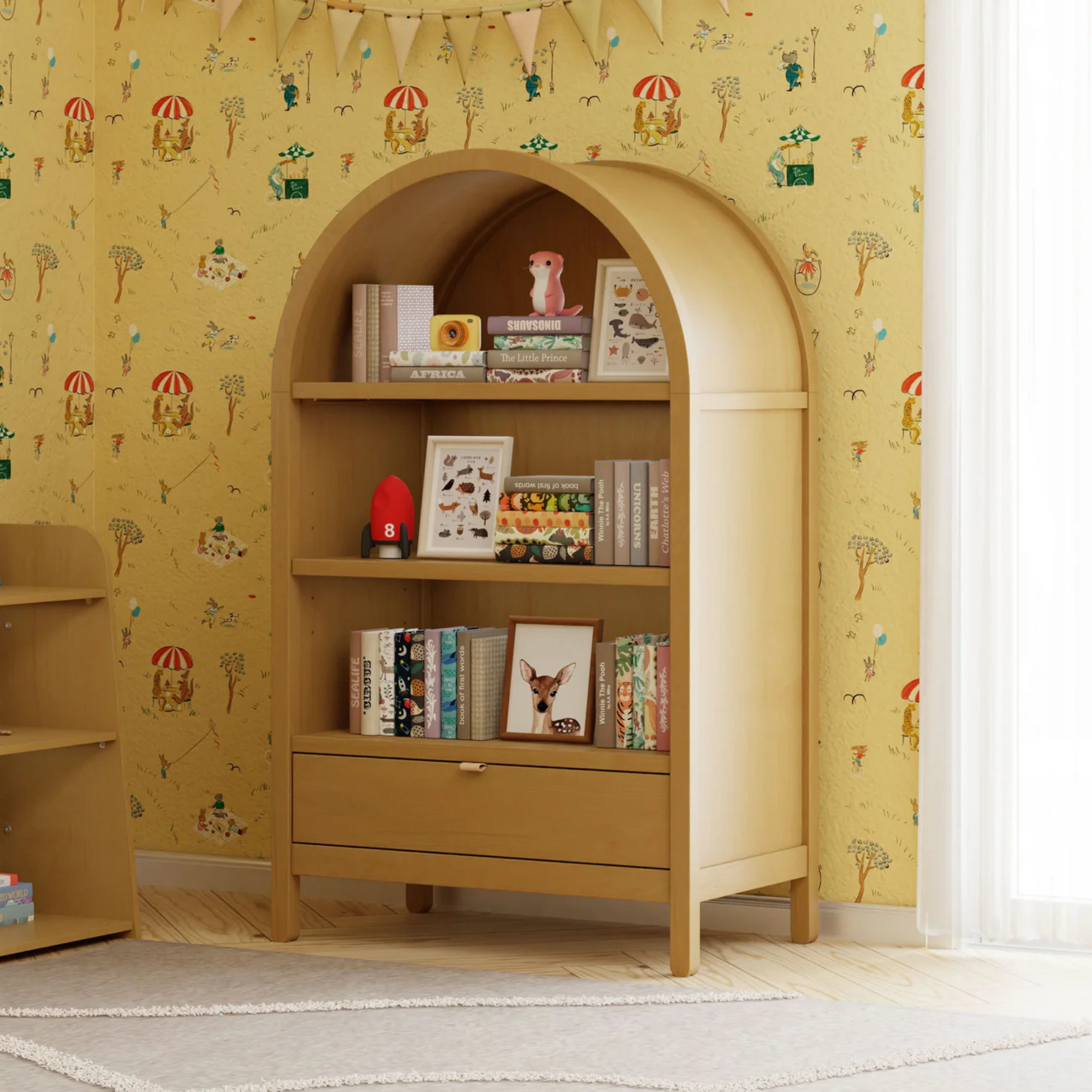 BABYLETTO Bondi Bookcase Assembled
