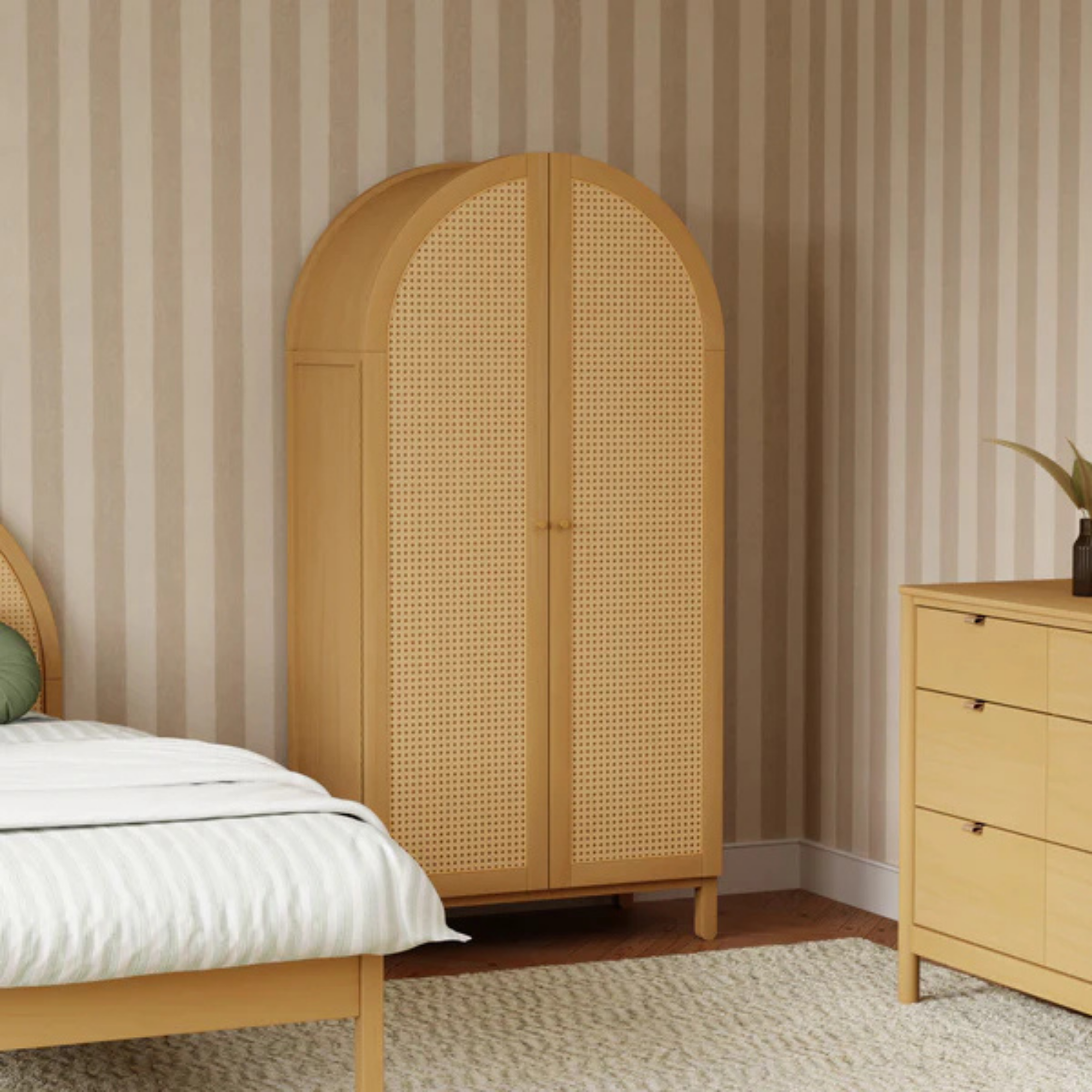 BABYLETTO Armoire Bondi Cane assemblée - Miel