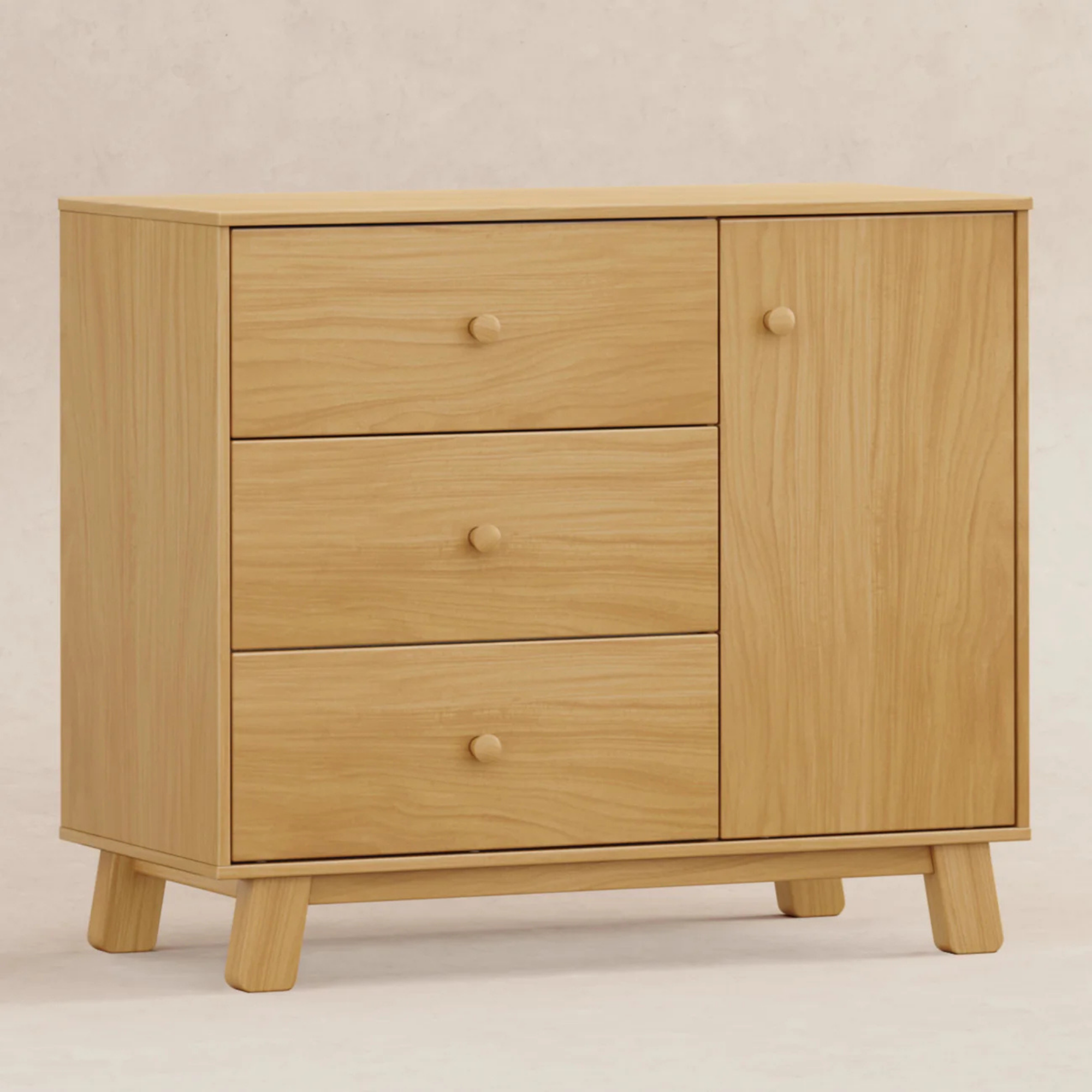 BABYLETTO Commode moderne 3 tiroirs Hudson