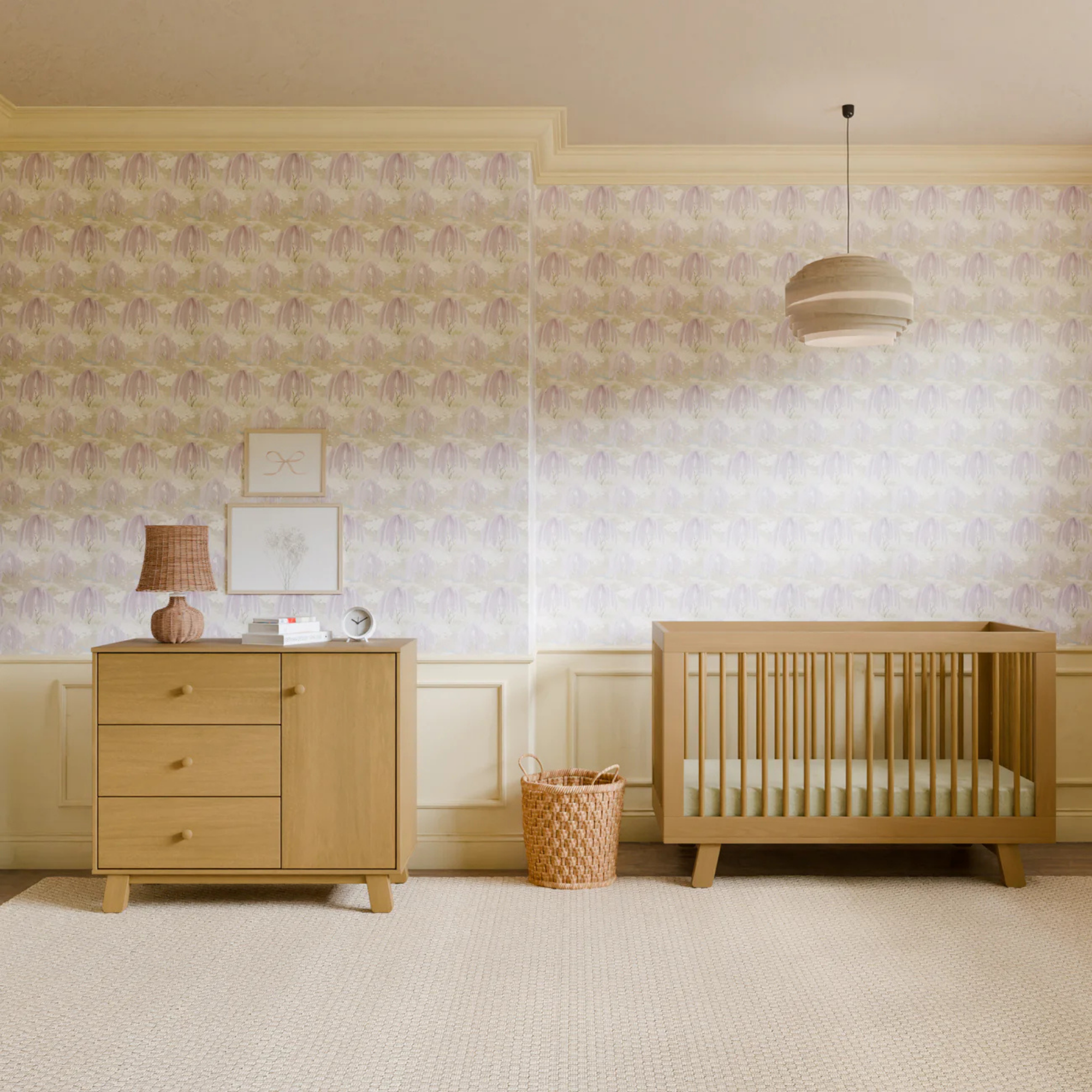 BABYLETTO Commode moderne 3 tiroirs Hudson
