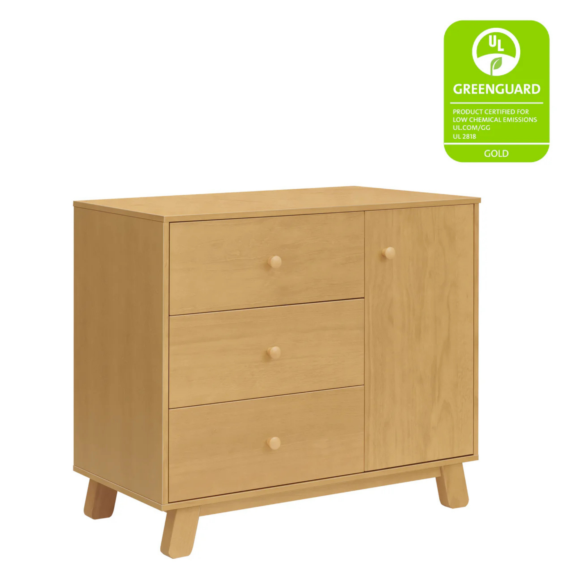 BABYLETTO Commode moderne 3 tiroirs Hudson