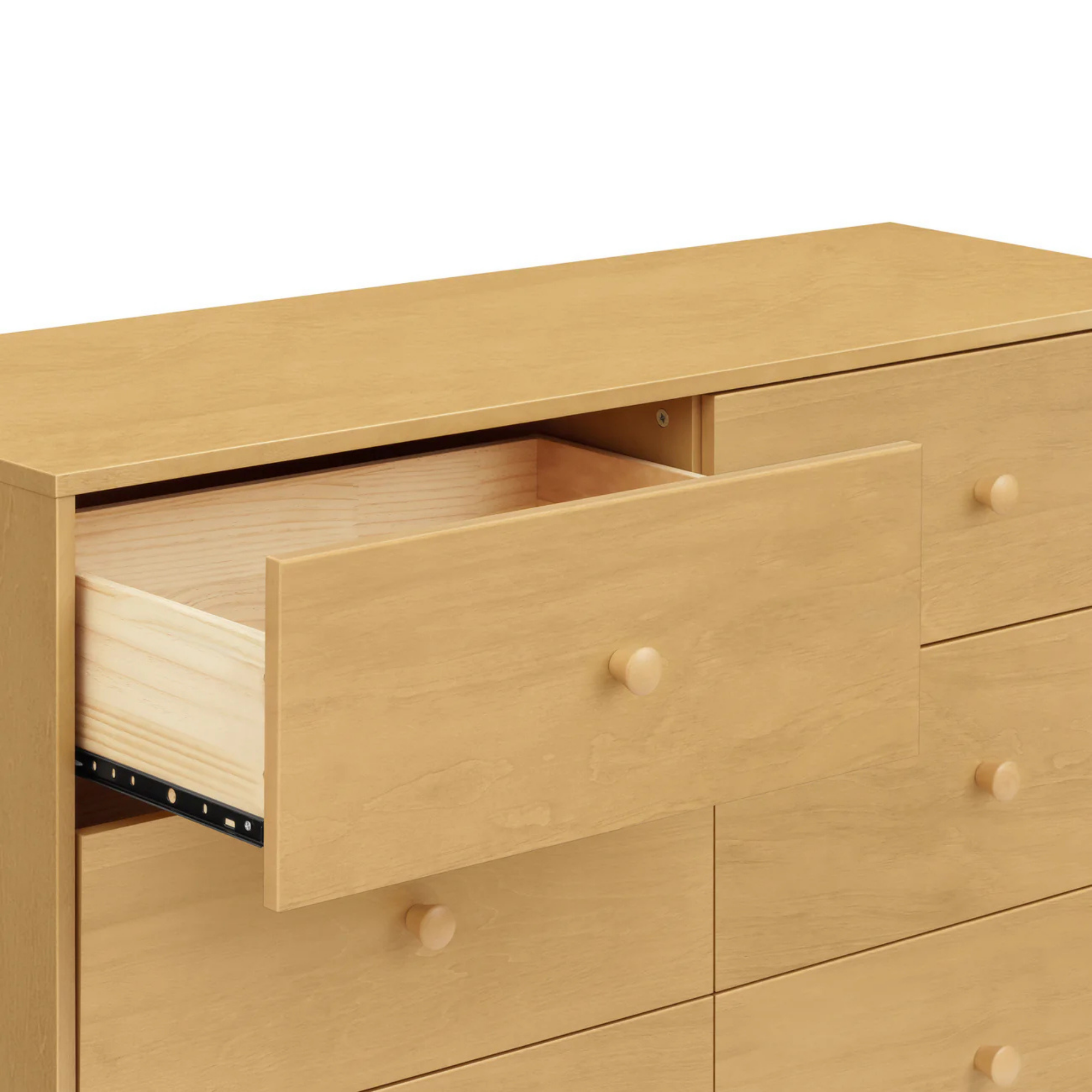 BABYLETTO Commode double moderne assemblée 6 tiroirs Hudson