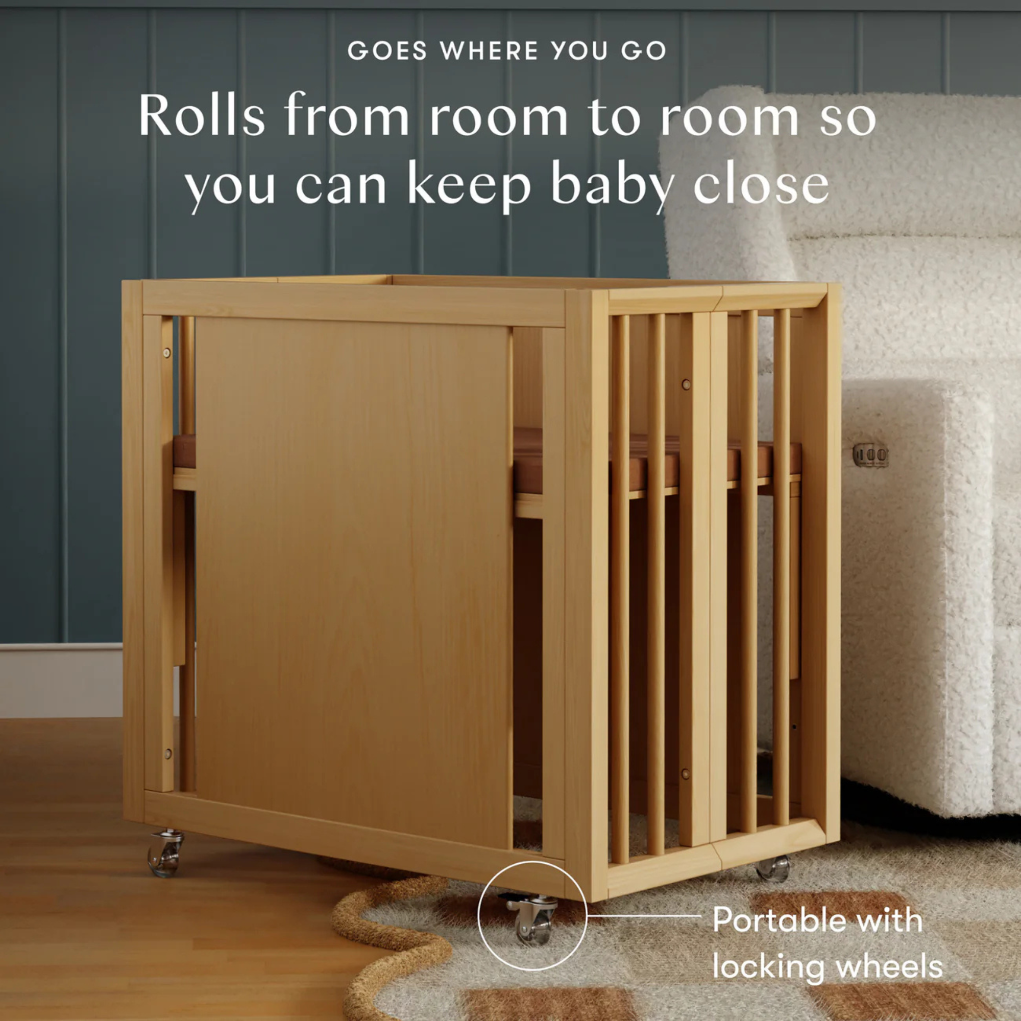 BABYLETTO Palma 8-in-1 Convertible All-Stages® Crib