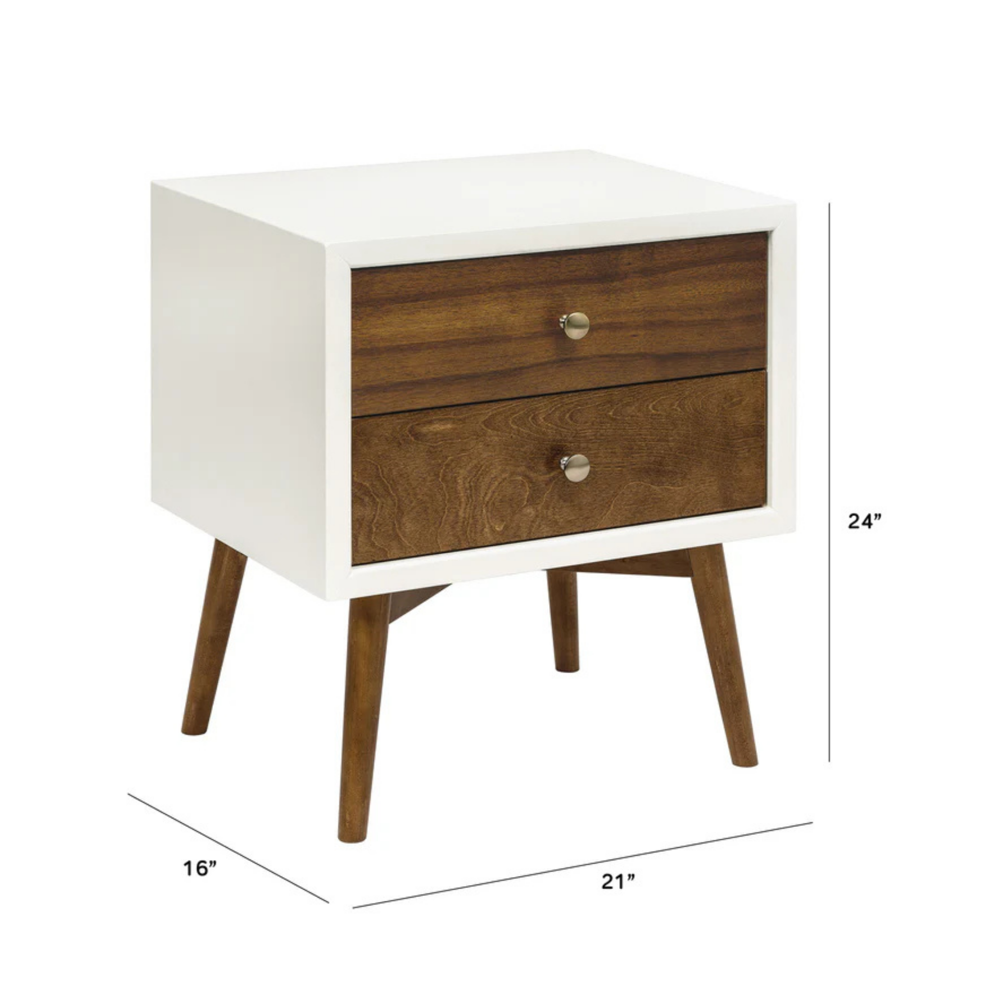 BABYLETTO Palma Nightstand Assembled