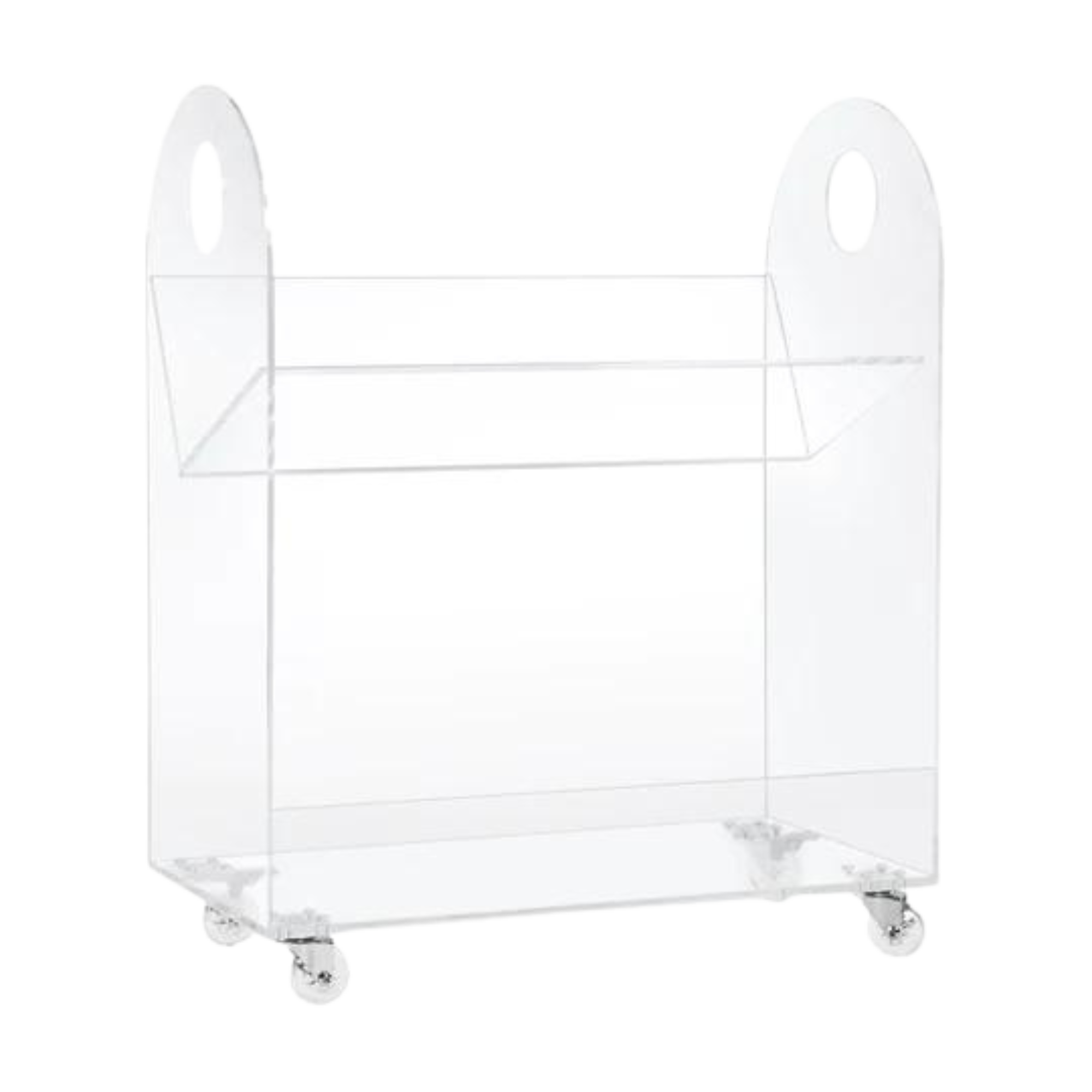 BABYLETTO Presto Acrylic Bookcase and Cart