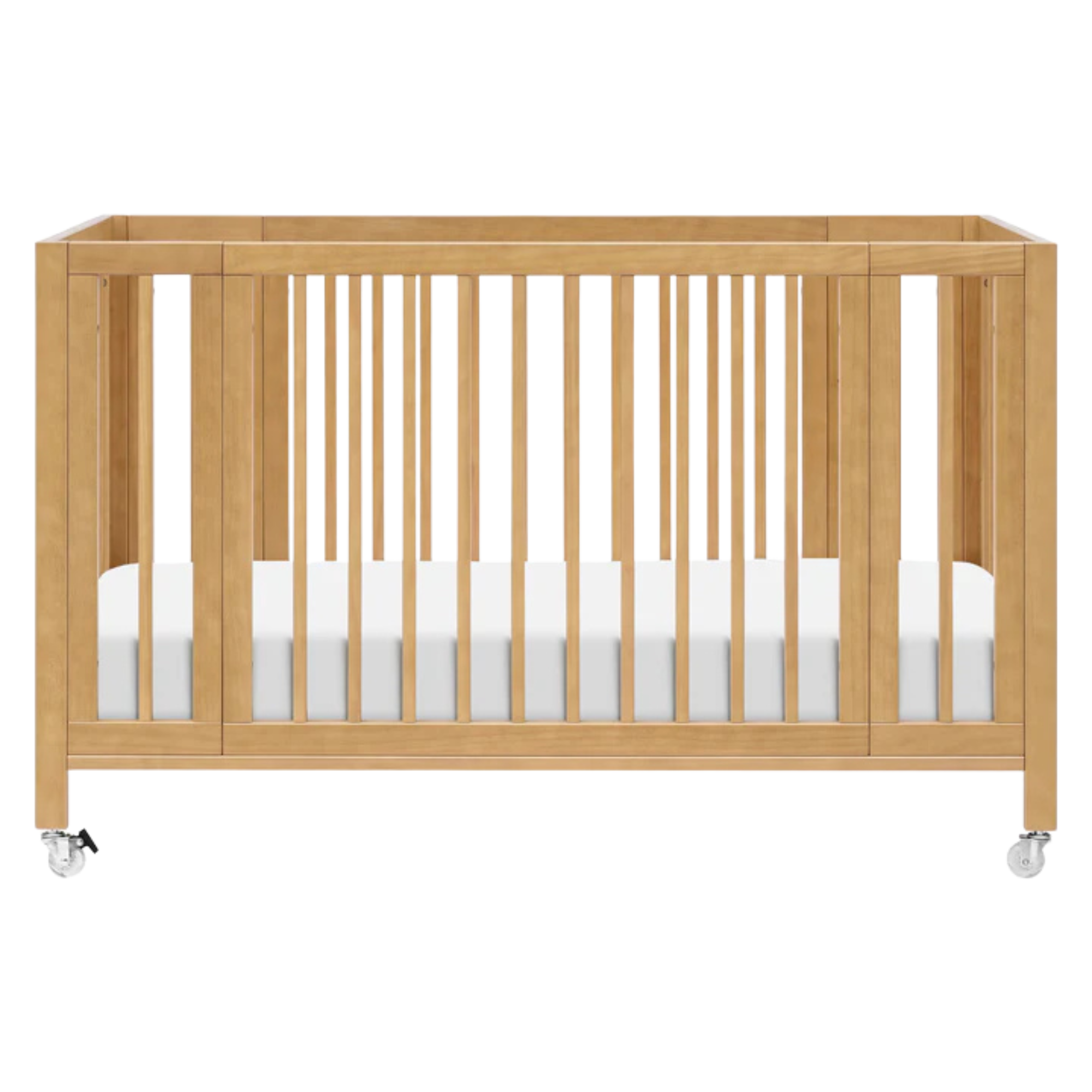 BABYLETTO Rolli 9-in-1 Convertible All-Stages Crib w/ Bassinet & Toddler Bed Kits