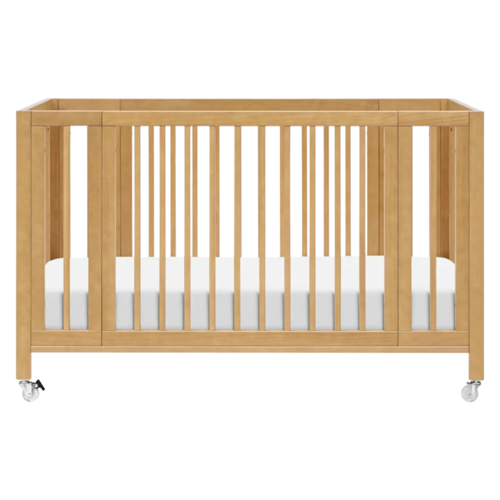 BABYLETTO Rolli 9-in-1 Convertible All-Stages Crib w/ Bassinet & Toddler Bed Kits