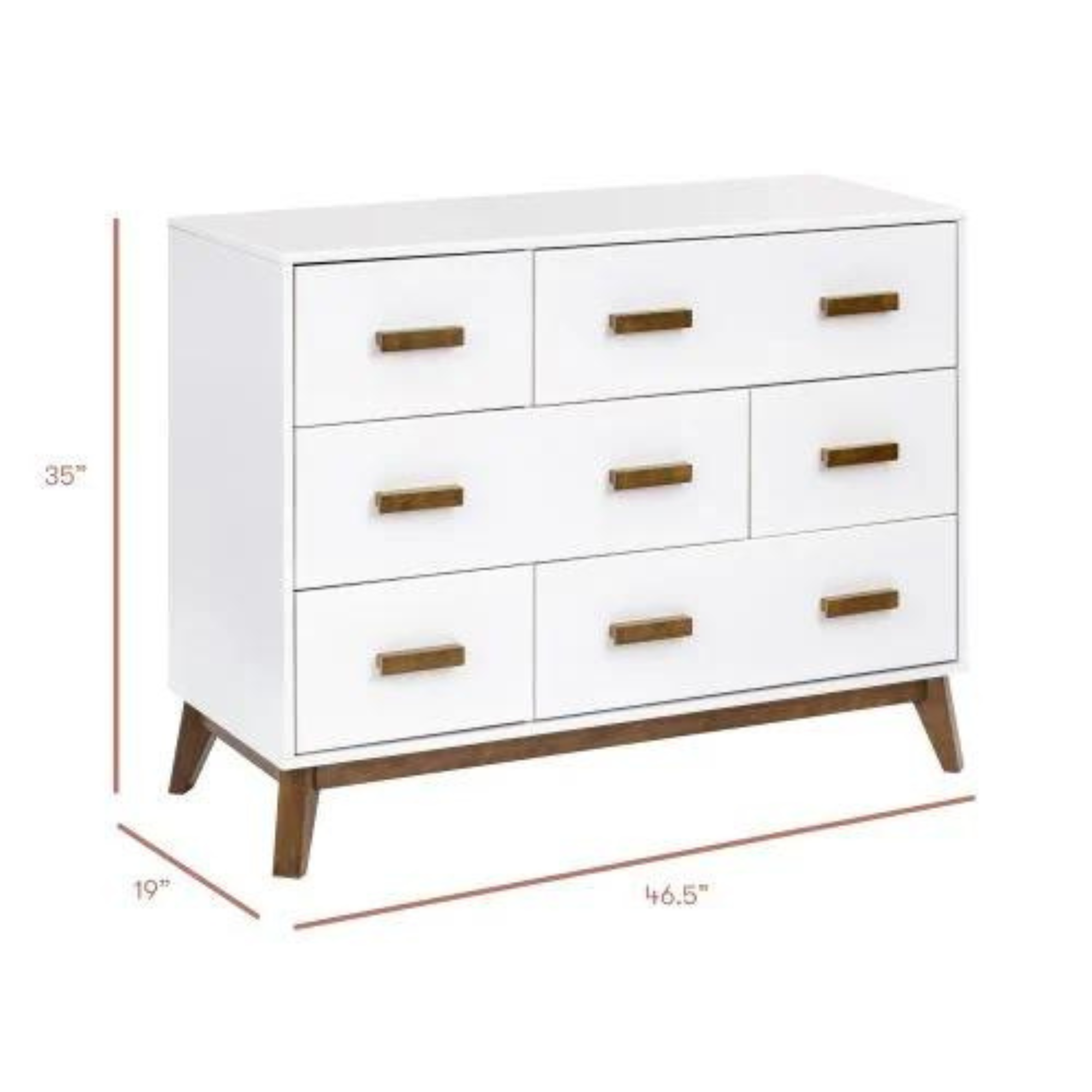 BABYLETTO Scoot 6-Drawer Dresser