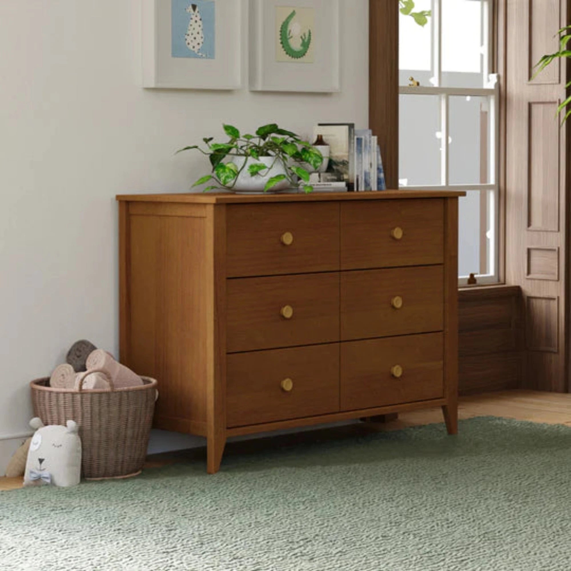 BABYLETTO Sprout 6-Drawer Double Dresser