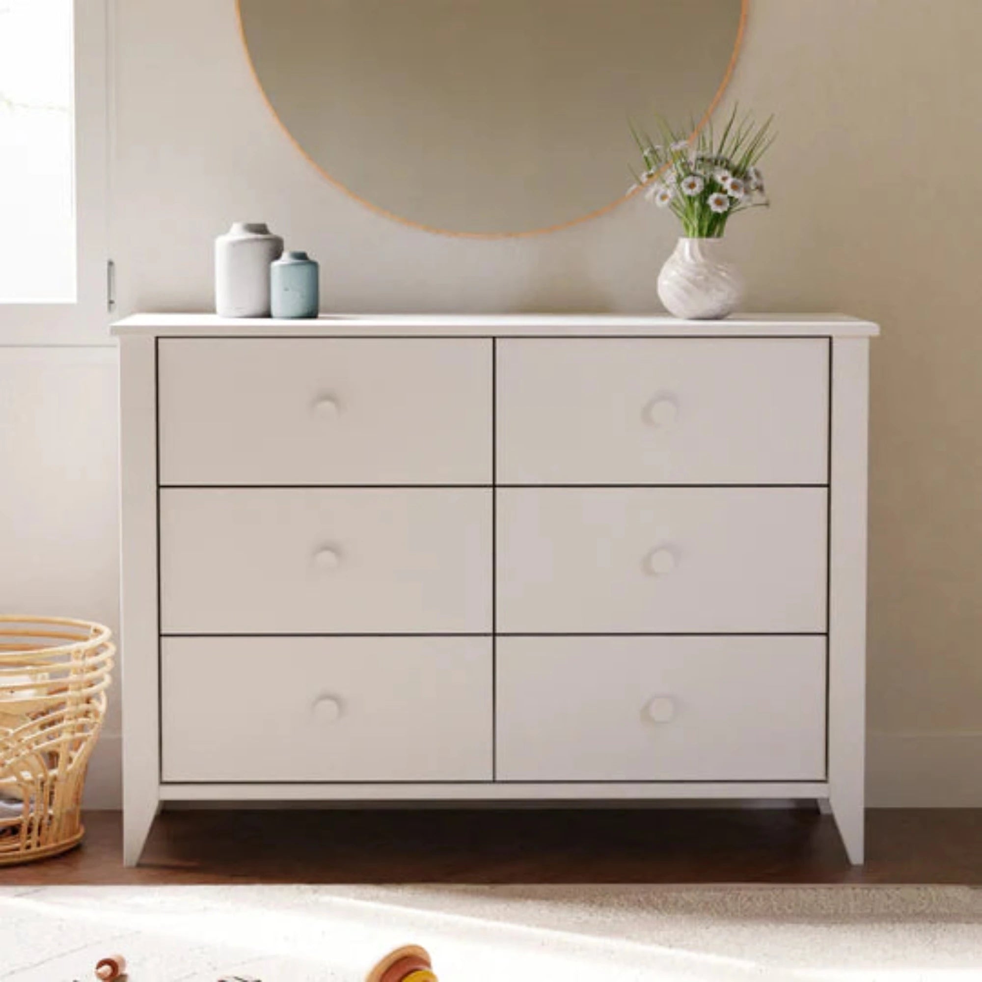 BABYLETTO Sprout 6-Drawer Double Dresser
