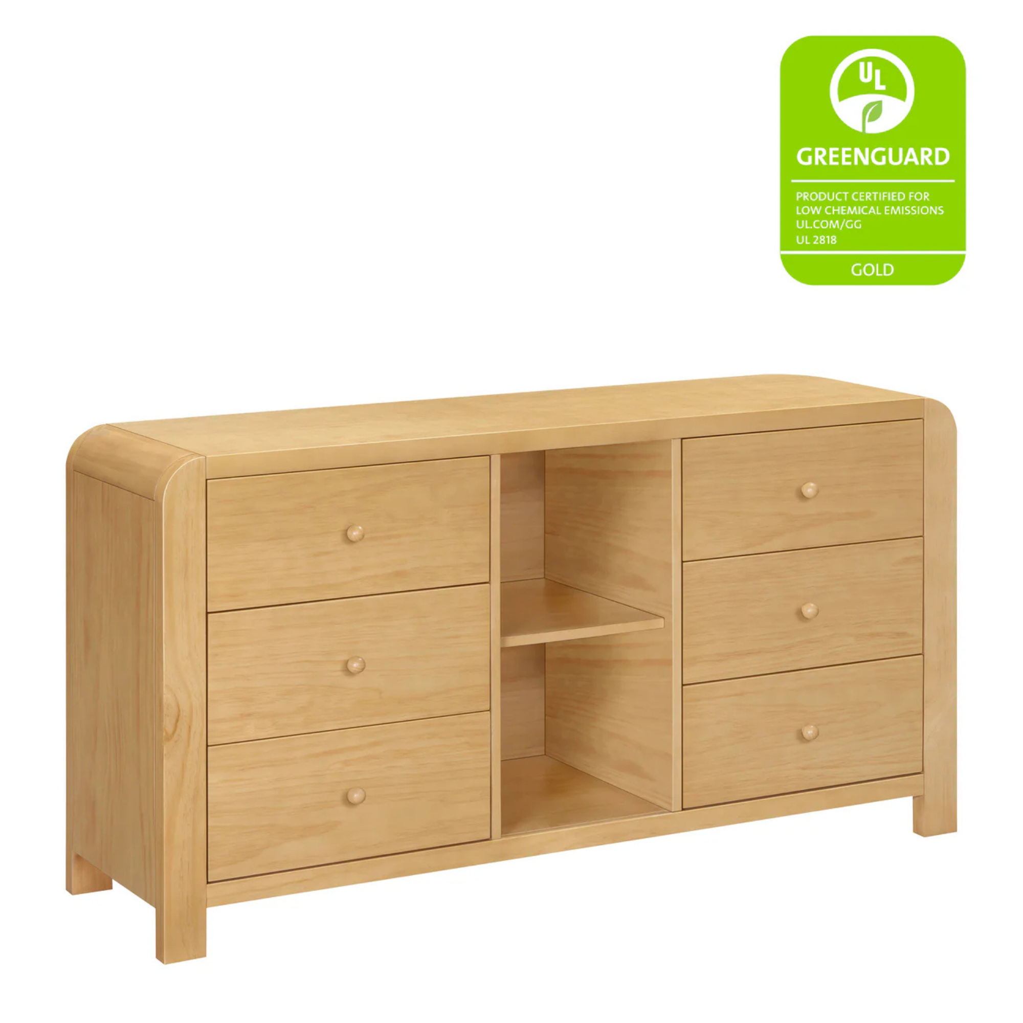 BABYLETTO TipToe 6-Drawer Assembled Dresser with Cubbies