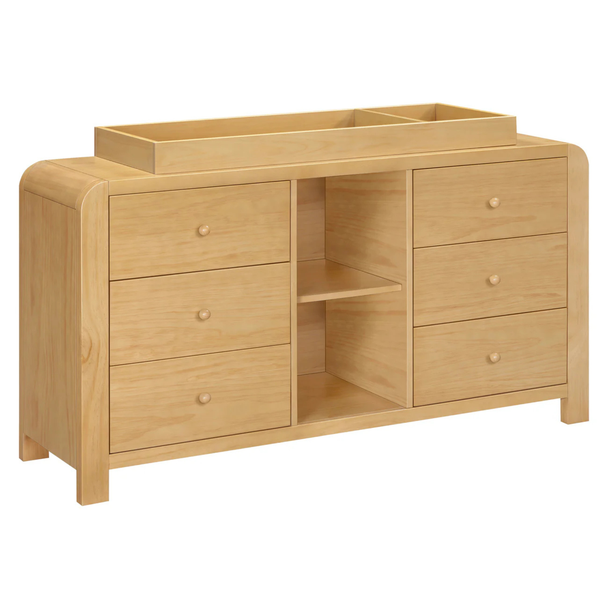 BABYLETTO TipToe 6-Drawer Assembled Dresser with Cubbies