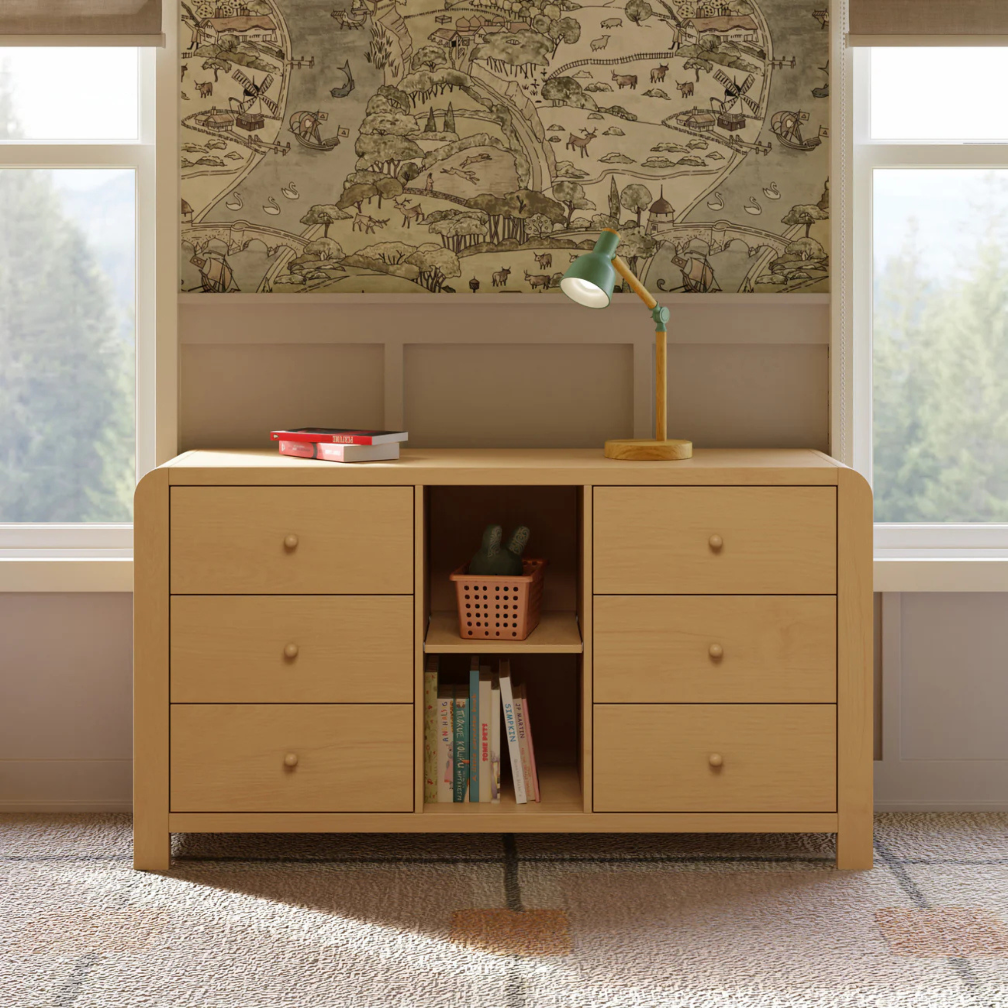 BABYLETTO TipToe 6-Drawer Assembled Dresser with Cubbies