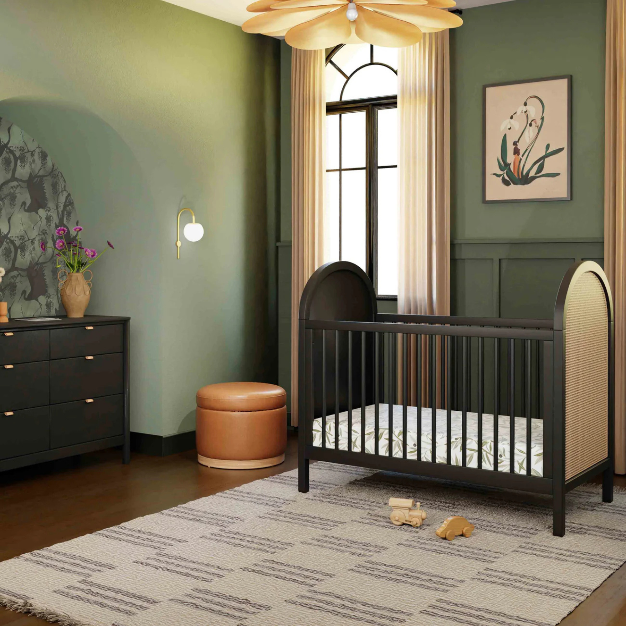 BABYLETTO Bondi Cane 3-in-1 Convertible Crib w/Toddler Bed Kit