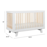 Thumbnail for BABYLETTO Hudson 3-in-1 Convertible Crib