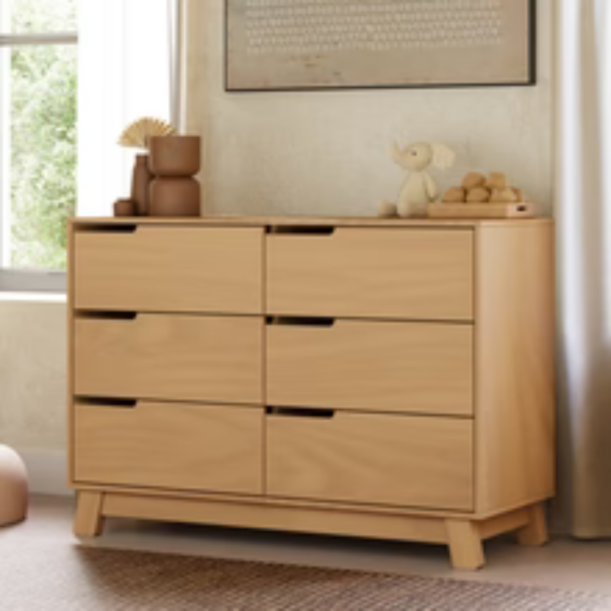 BABYLETTO Hudson 6-Drawer Double Dresser