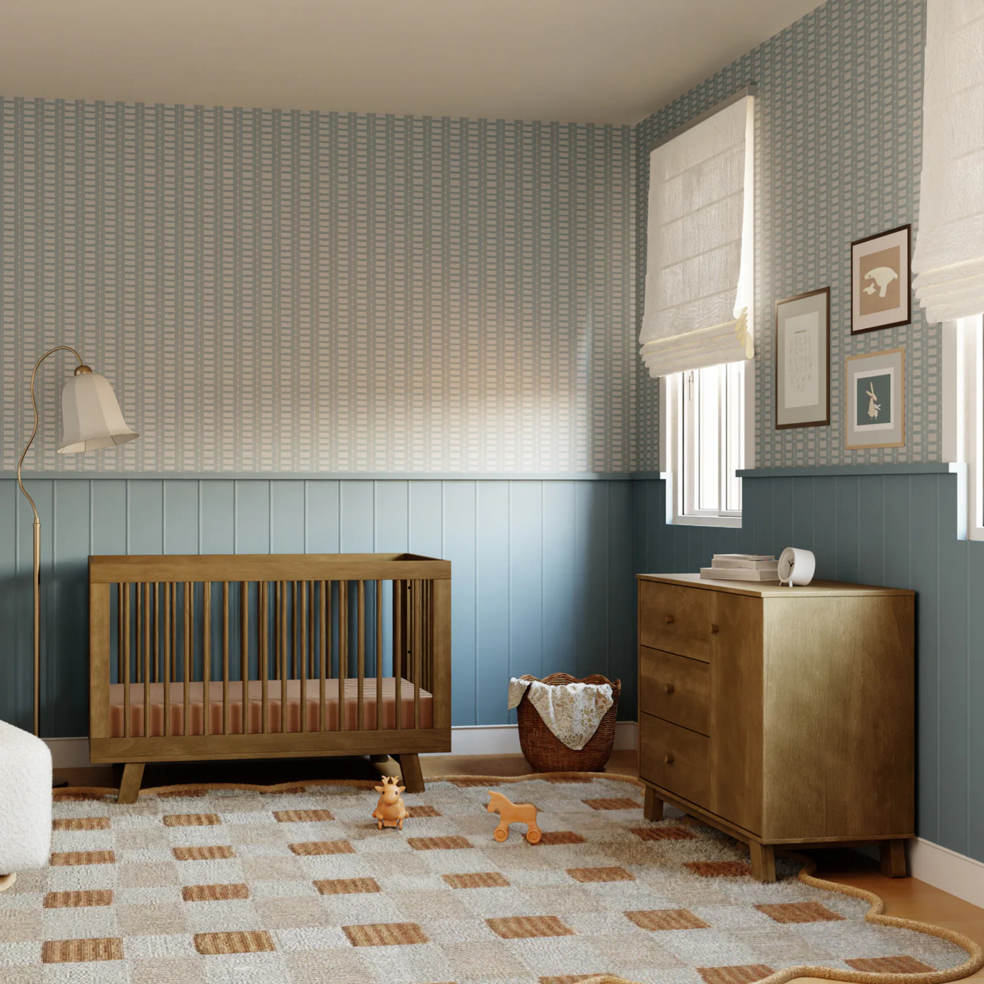BABYLETTO Commode moderne 3 tiroirs Hudson