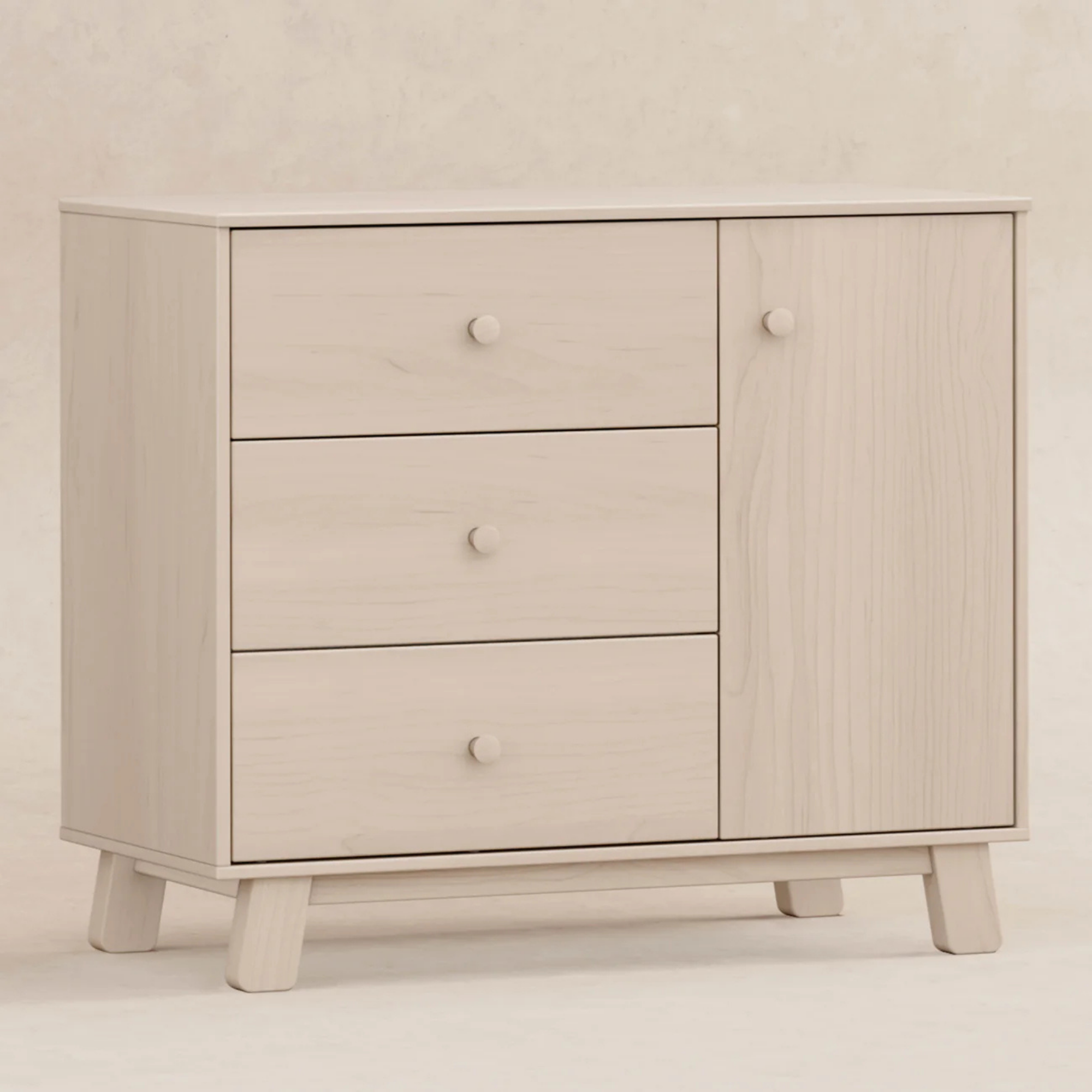 BABYLETTO Commode moderne 3 tiroirs Hudson