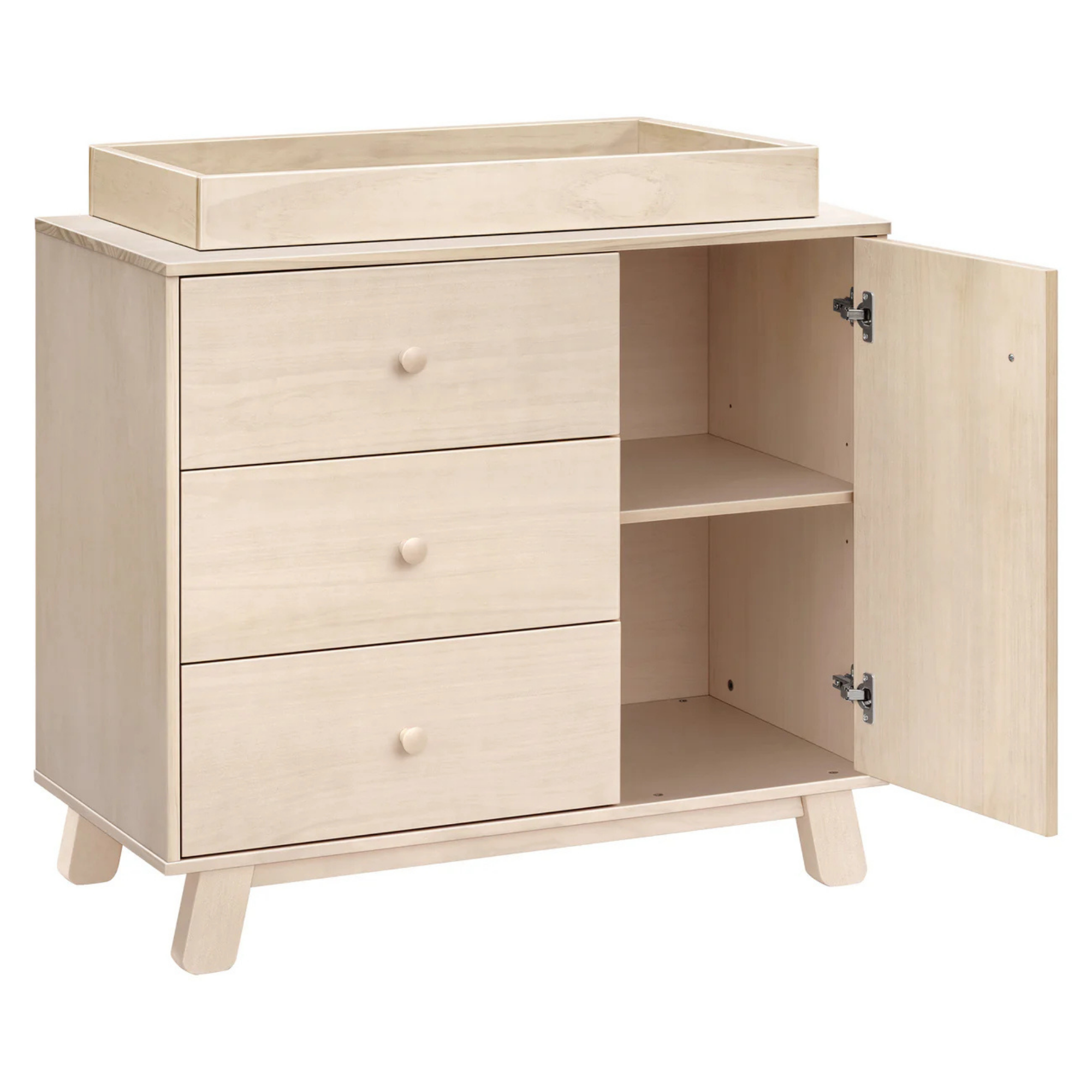 BABYLETTO Commode moderne 3 tiroirs Hudson