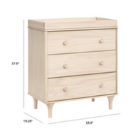 Thumbnail for BABYLETTO Lolly 3-Drawer Changer Dresser