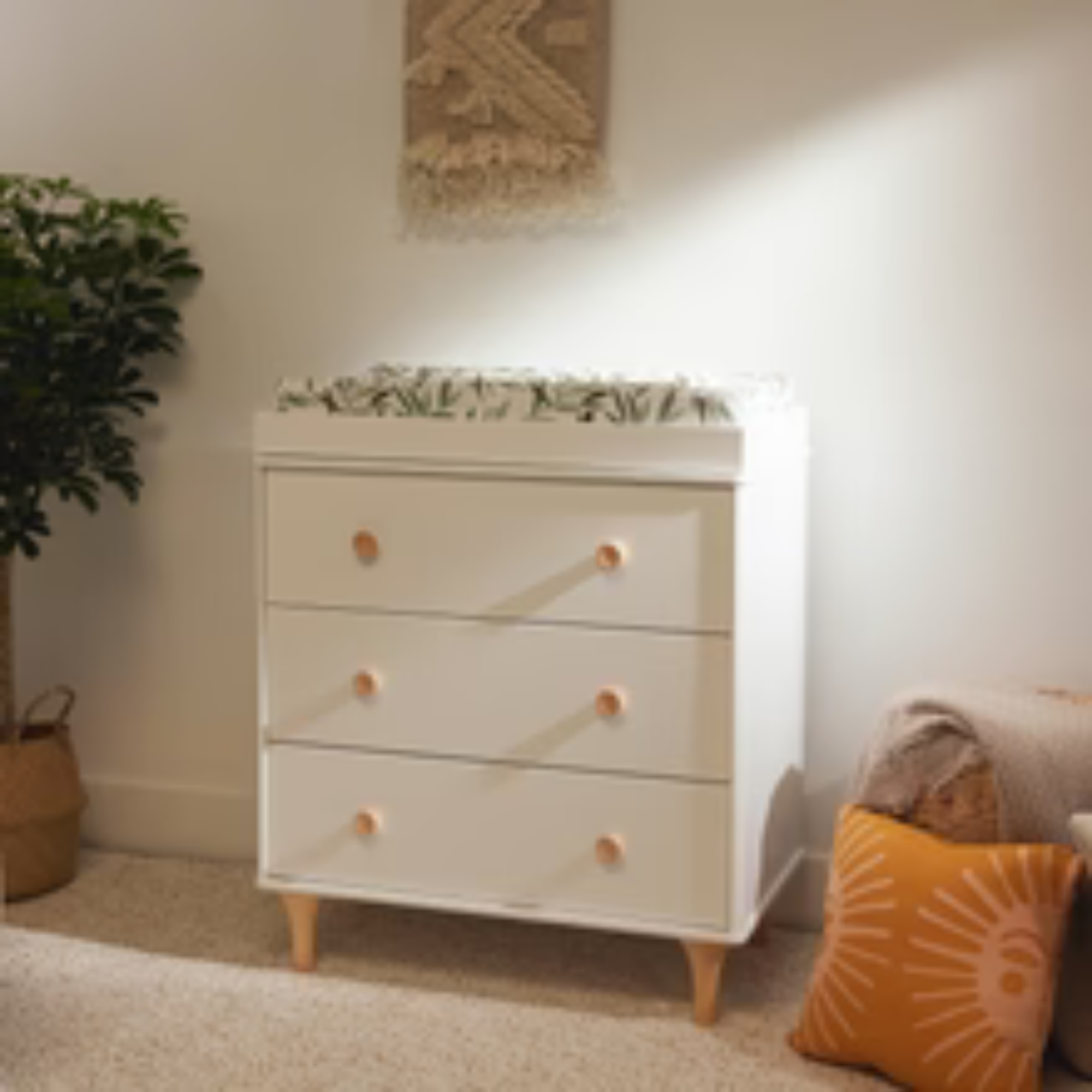 BABYLETTO Lolly 3-Drawer Changer Dresser