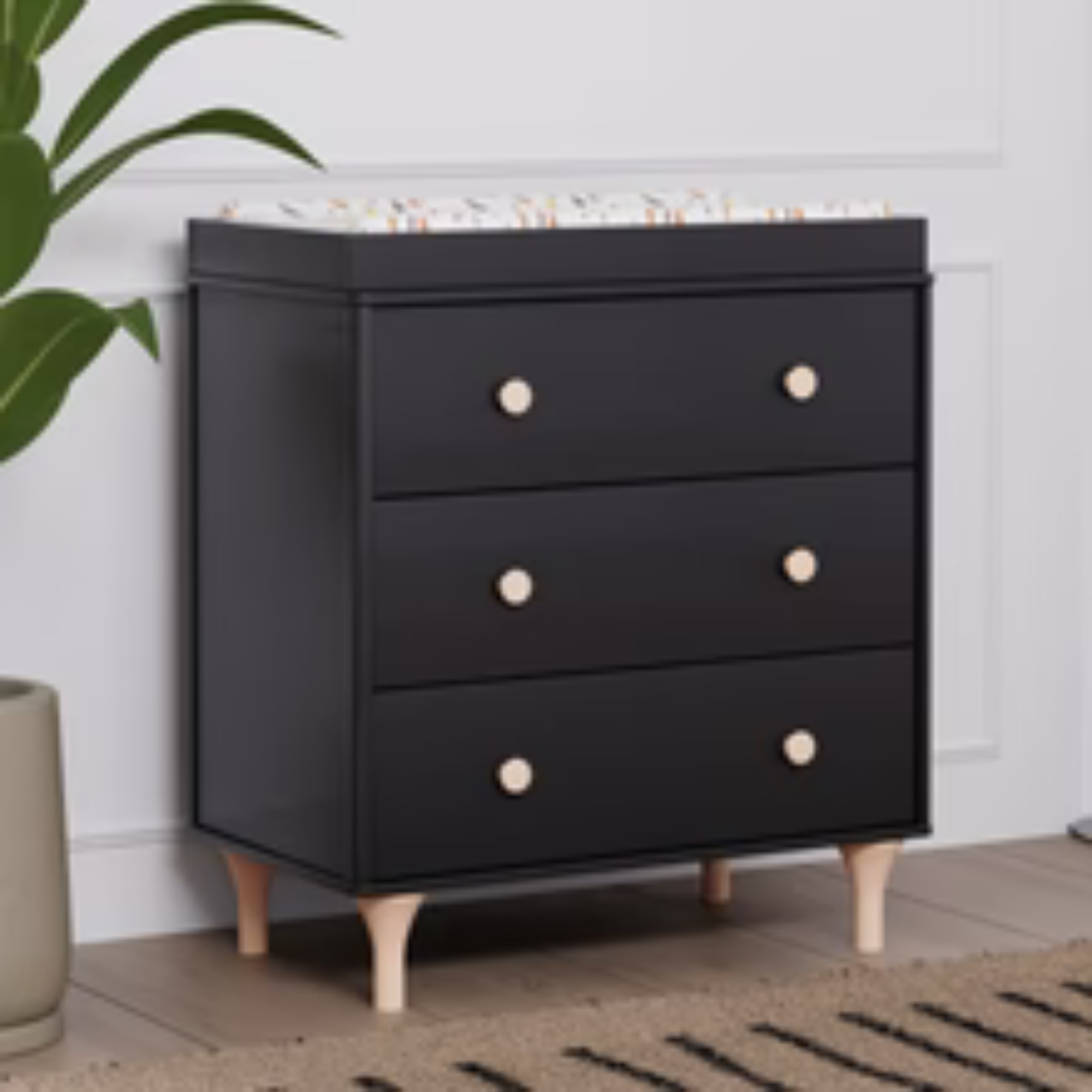 BABYLETTO Lolly 3-Drawer Changer Dresser